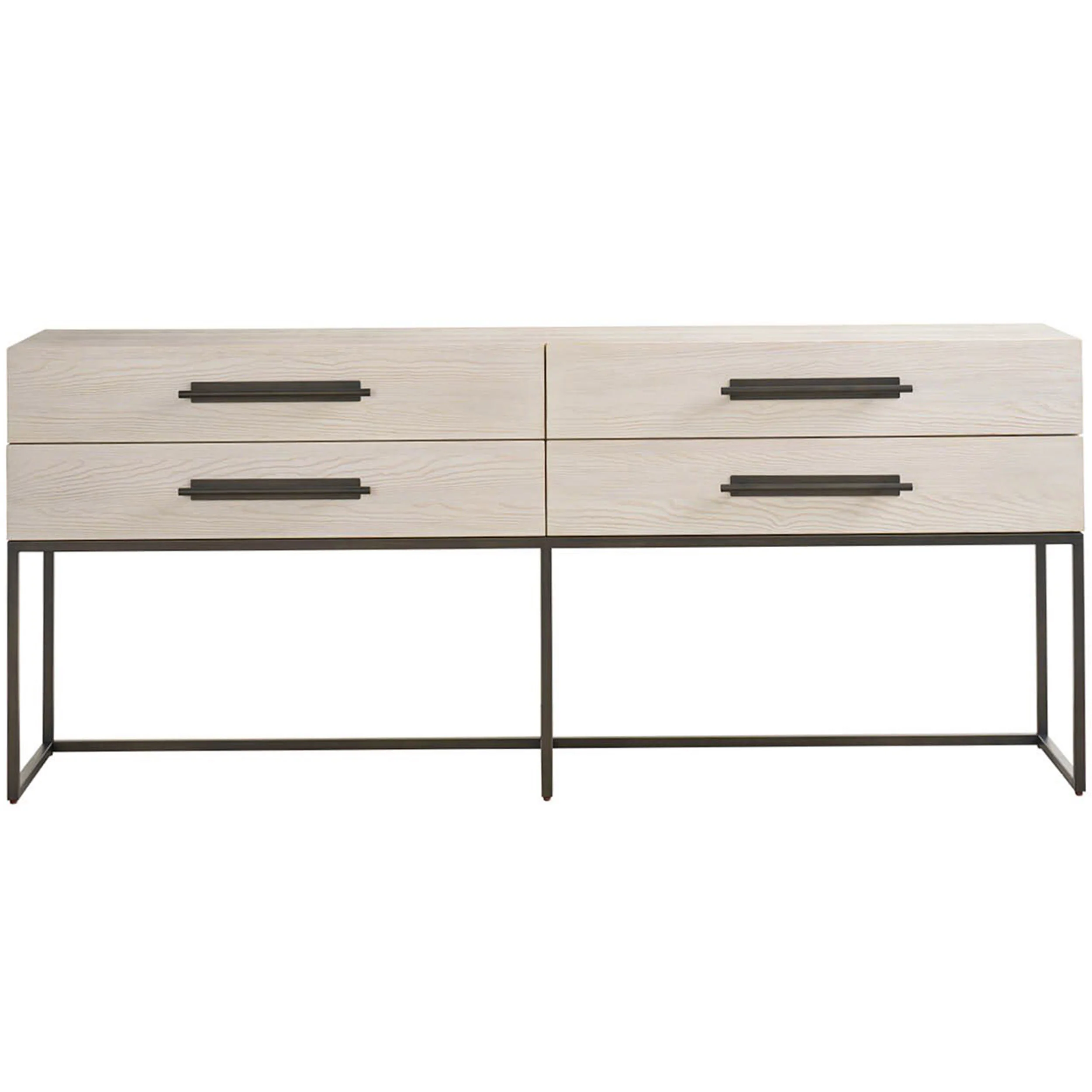 River Rock 4 Drawer Console, Light Natural - Image 2