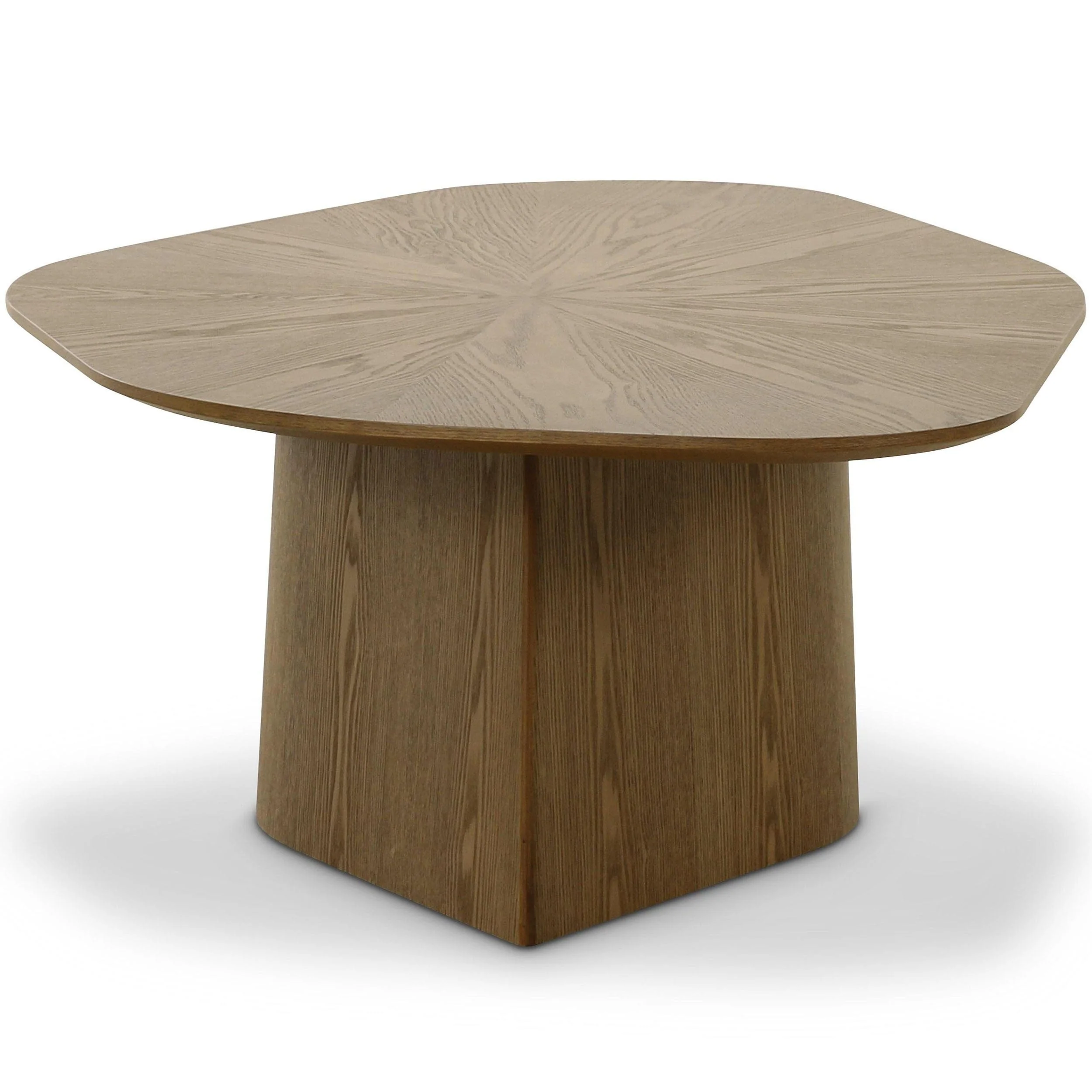 Roche Geometric Coffee Table, Brown - Image 3