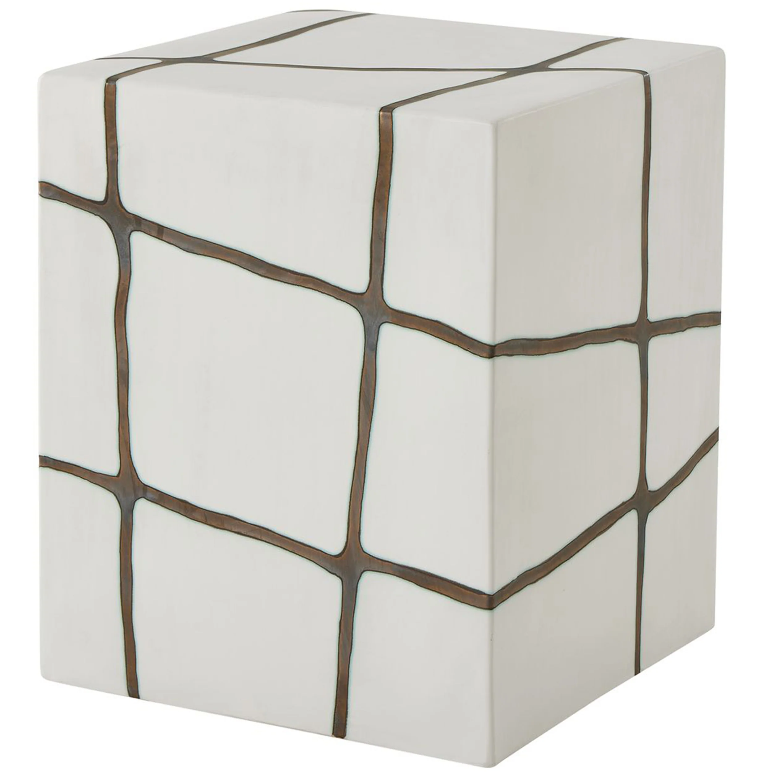 Rocklyn Garden Stool, White - Image 2