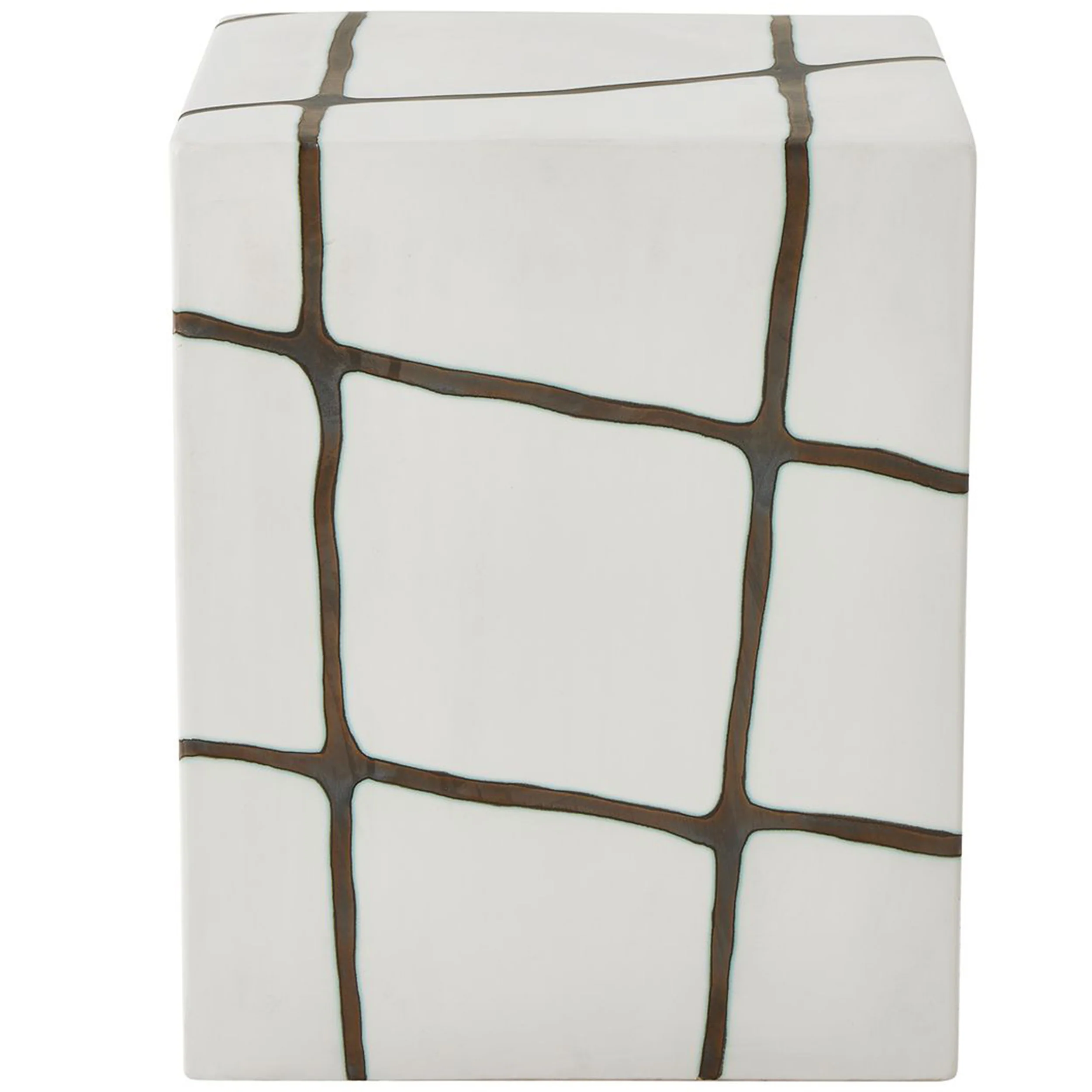 Rocklyn Garden Stool, White - Image 3