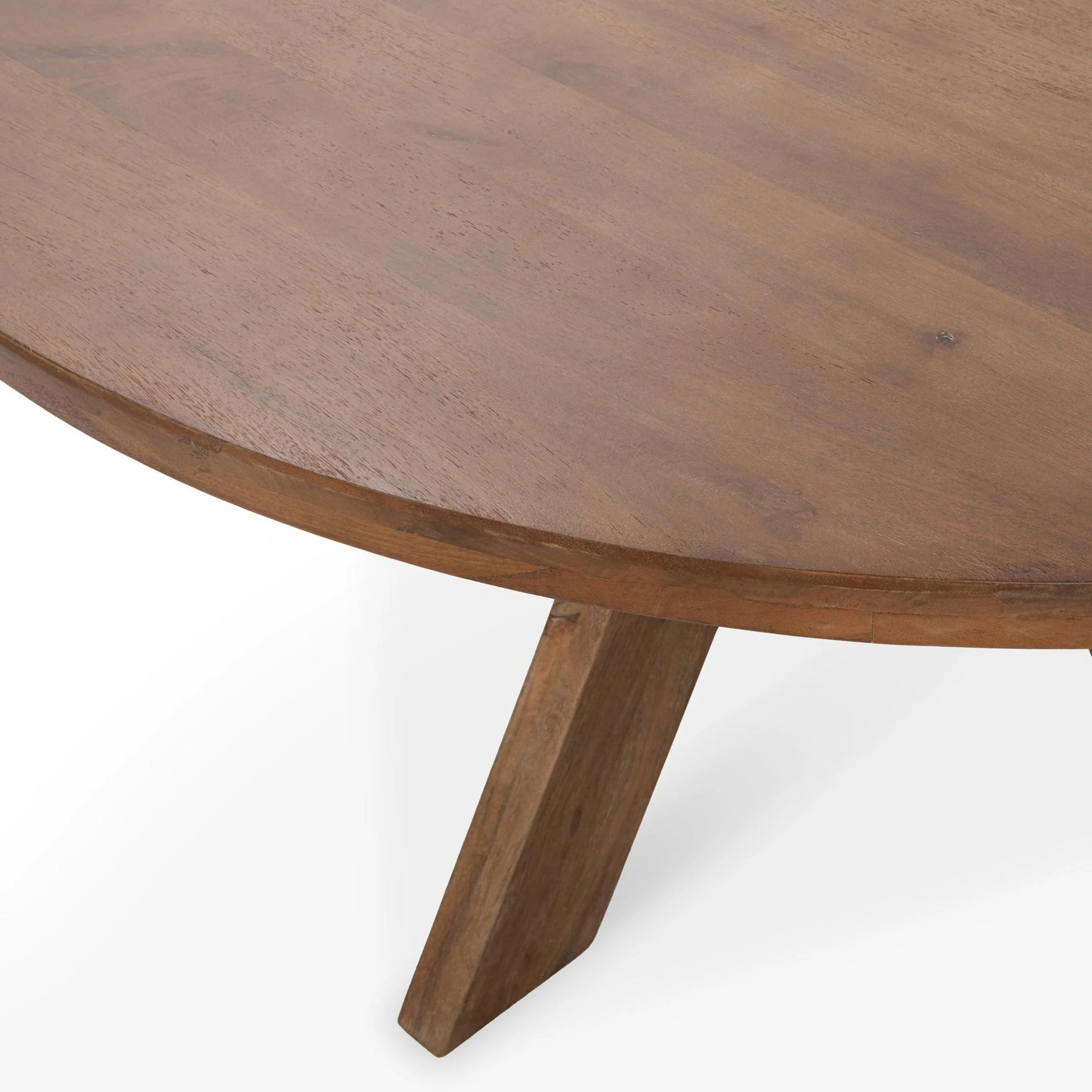 Rodrigo Round Dining Table, Hickory Brown - Image 4