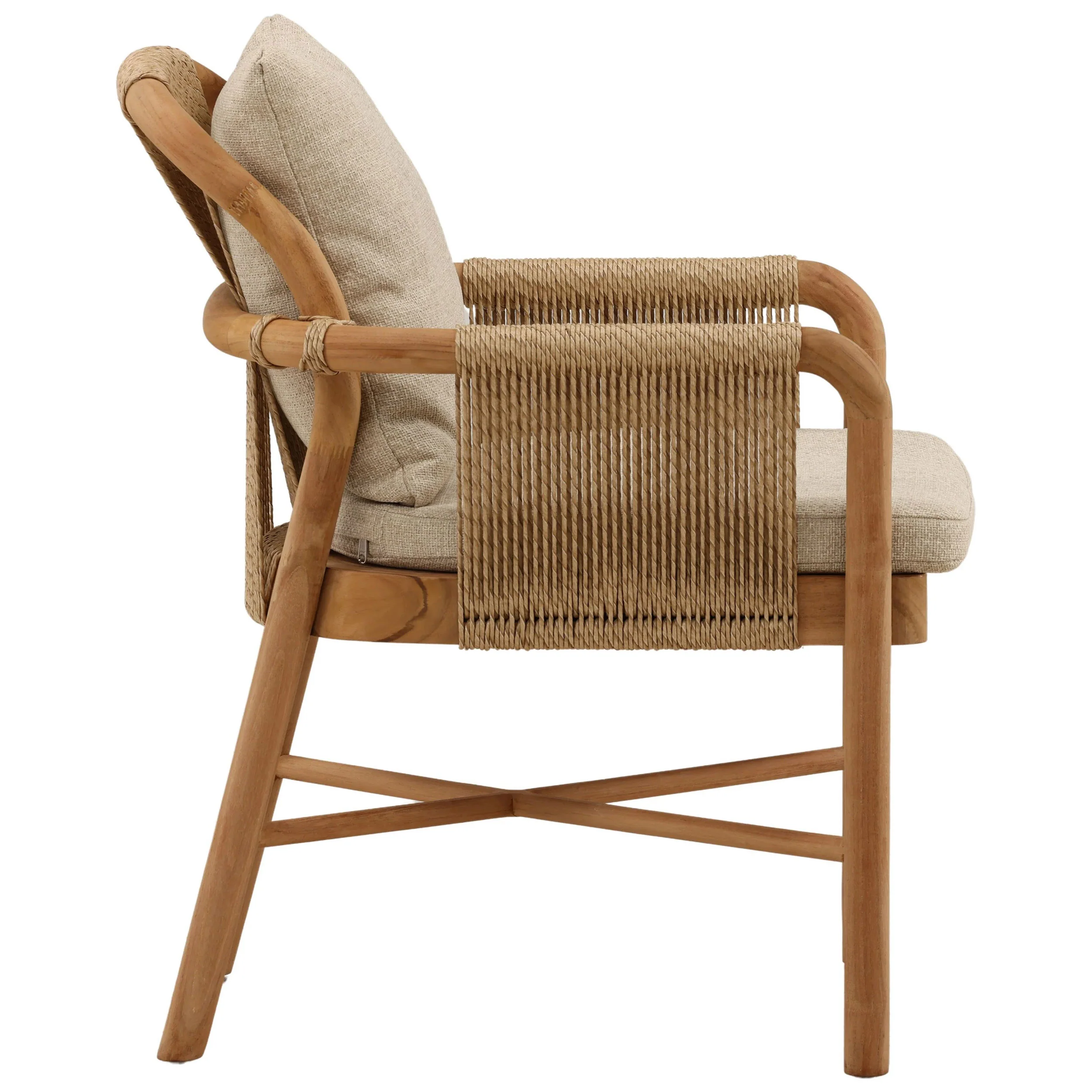 Roisin Outdoor Dining Chair, Sand, Set of 2 - Image 3