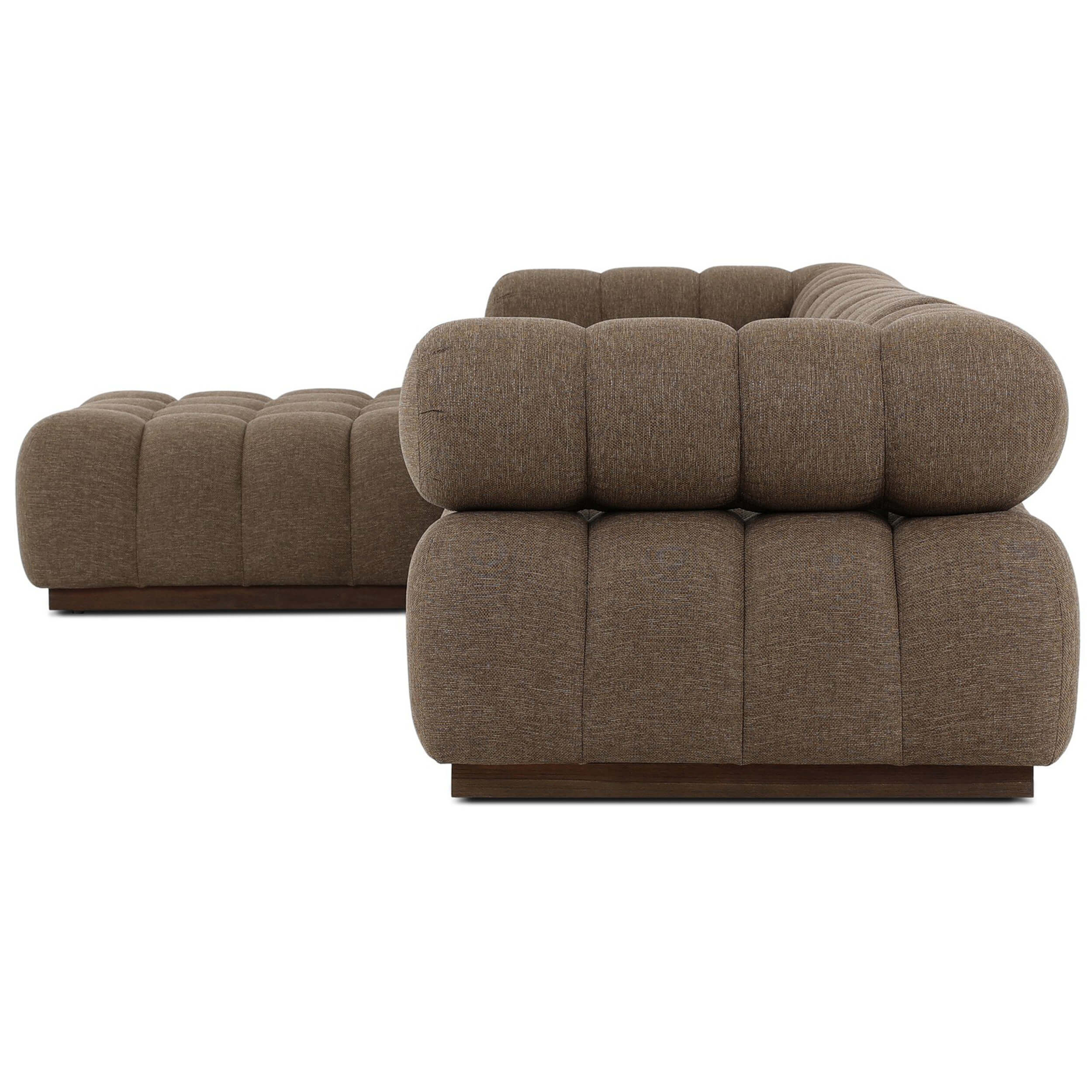 Roma 4 Piece Outdoor Sectional, Ellor Brown by Four Hands - Image 3