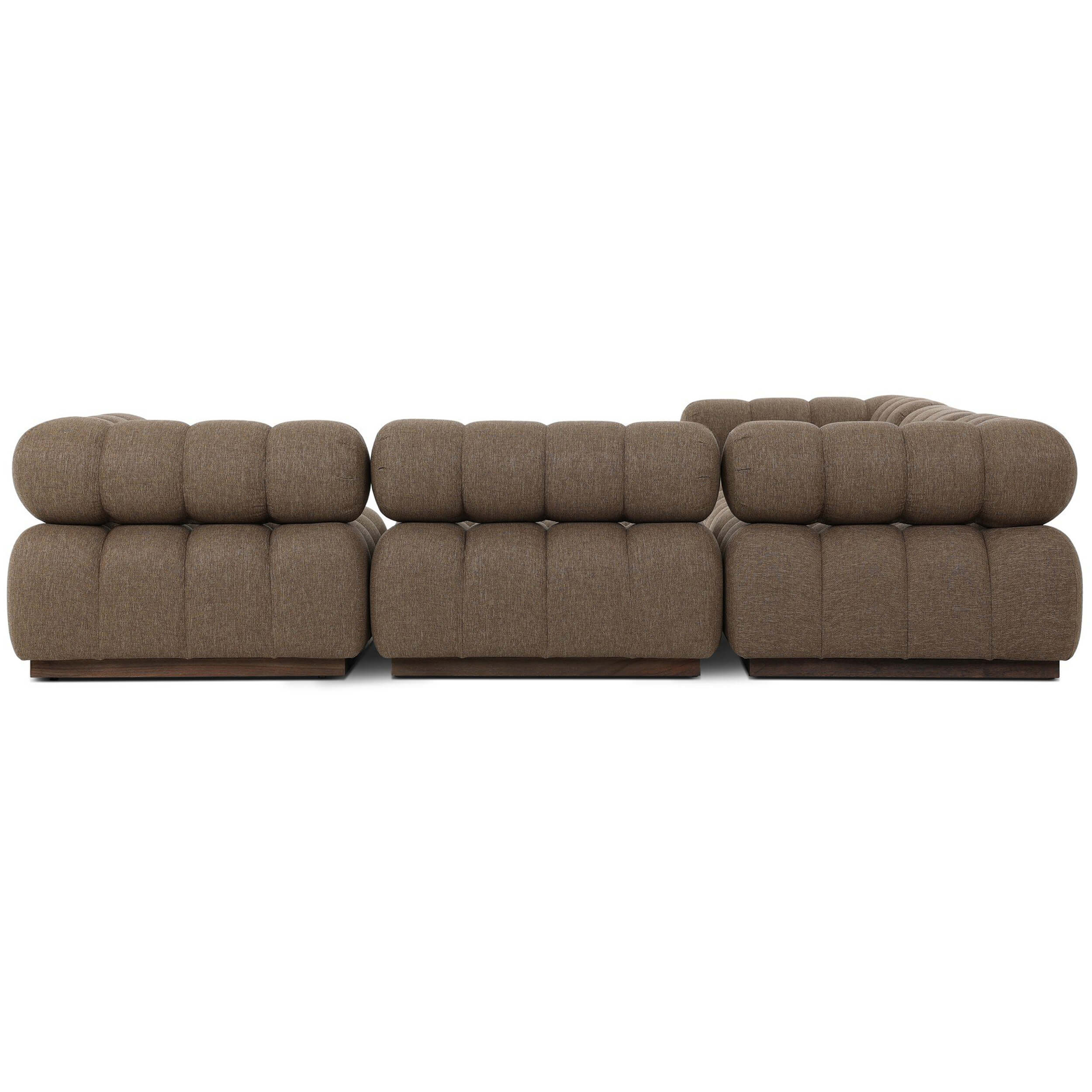 Roma 5 Piece Outdoor Sectional, Ellor Brown by Four Hands - Image 3