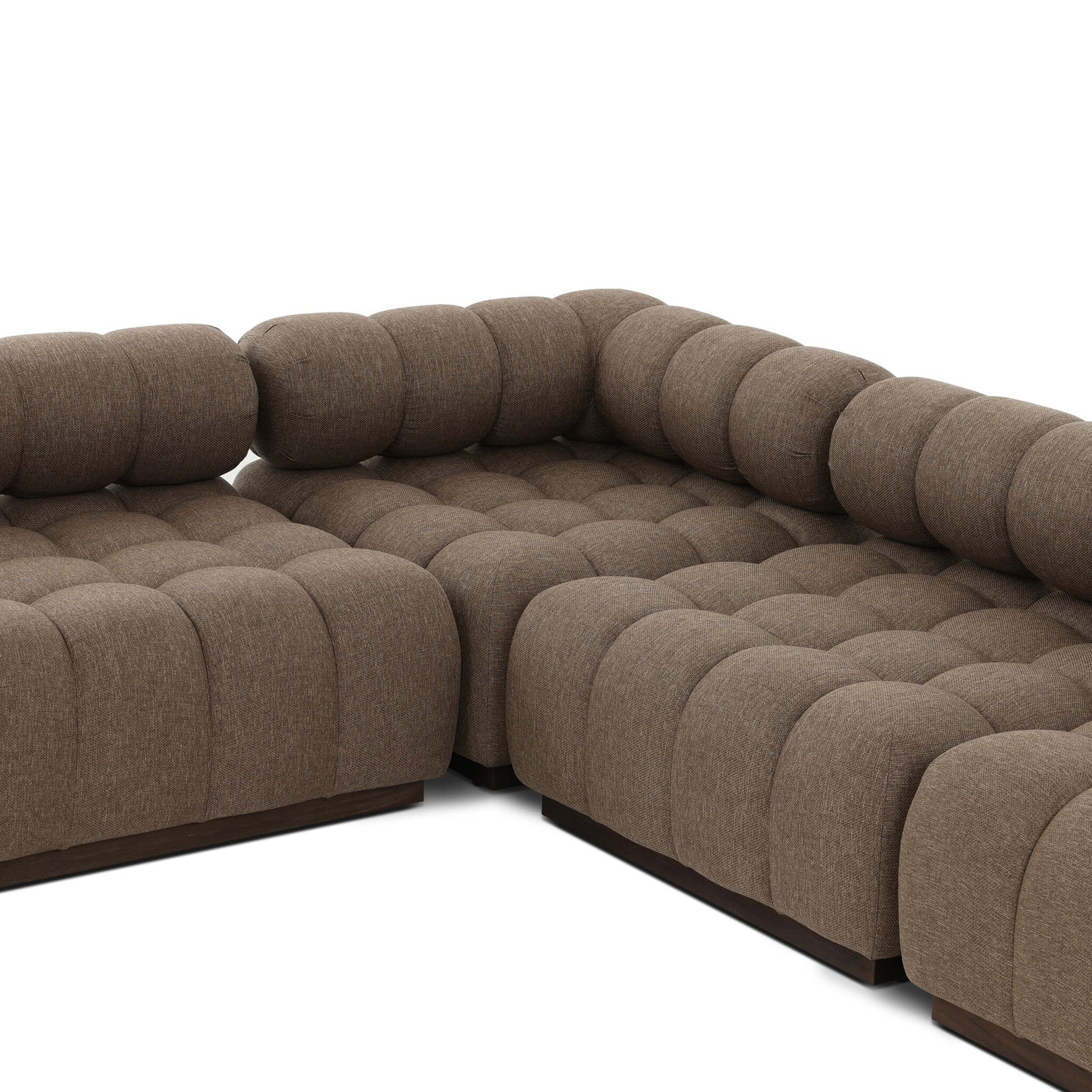 Roma 5 Piece Outdoor Sectional, Ellor Brown by Four Hands - Image 4