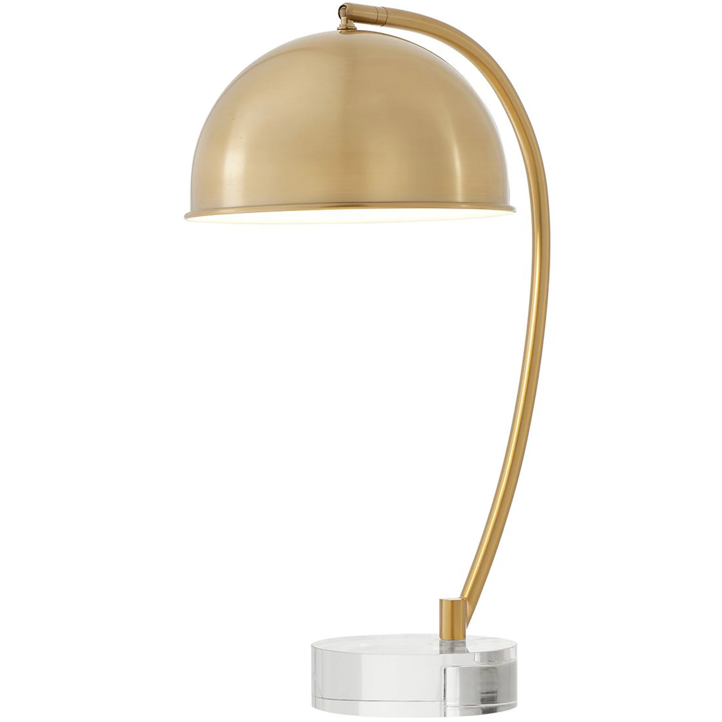 Romani Desk Lamp, Antique Brass - Image 3