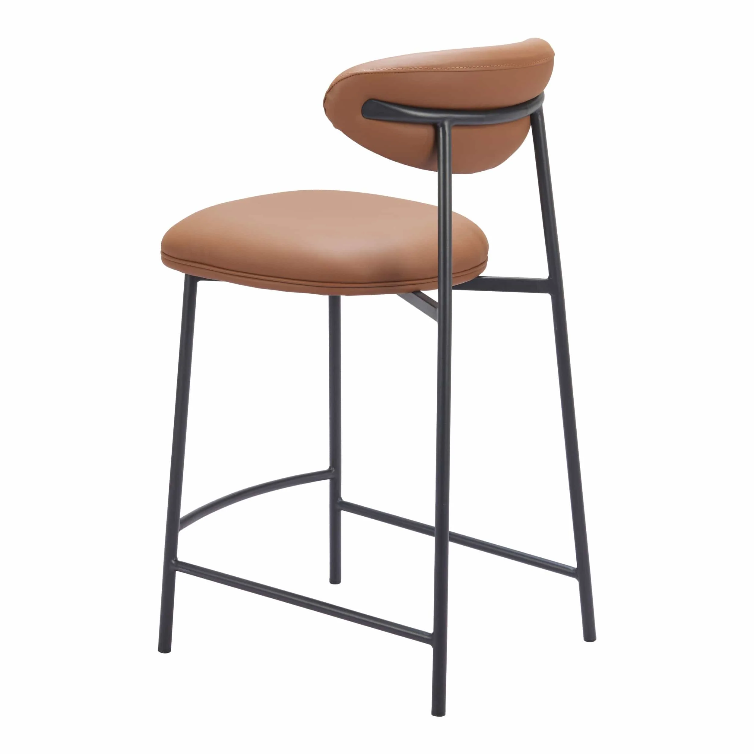 Rorun Counter Stool, Brown, Set of 2 - Image 6