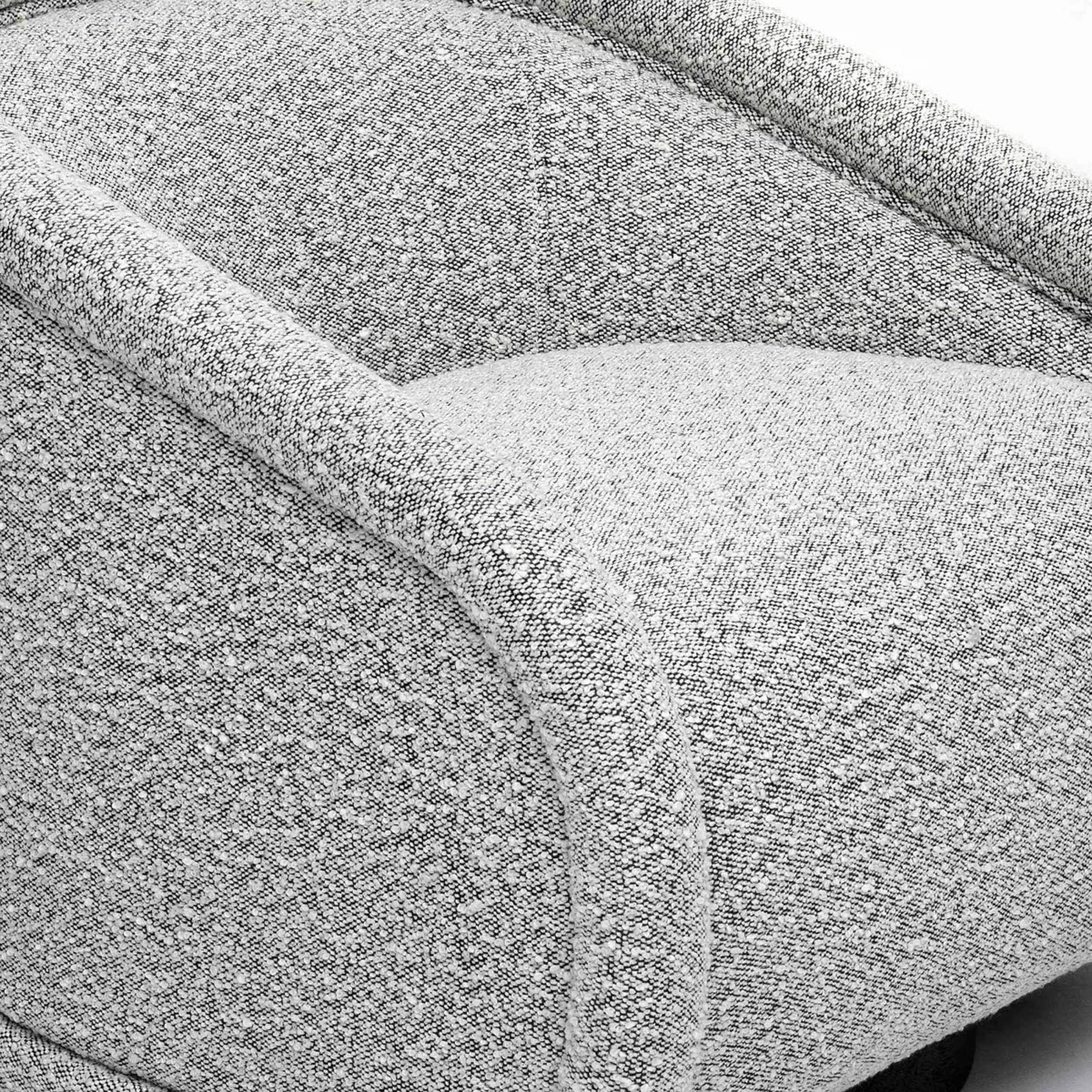 Rory Swivel Chair, Grey Boucle - Image 3