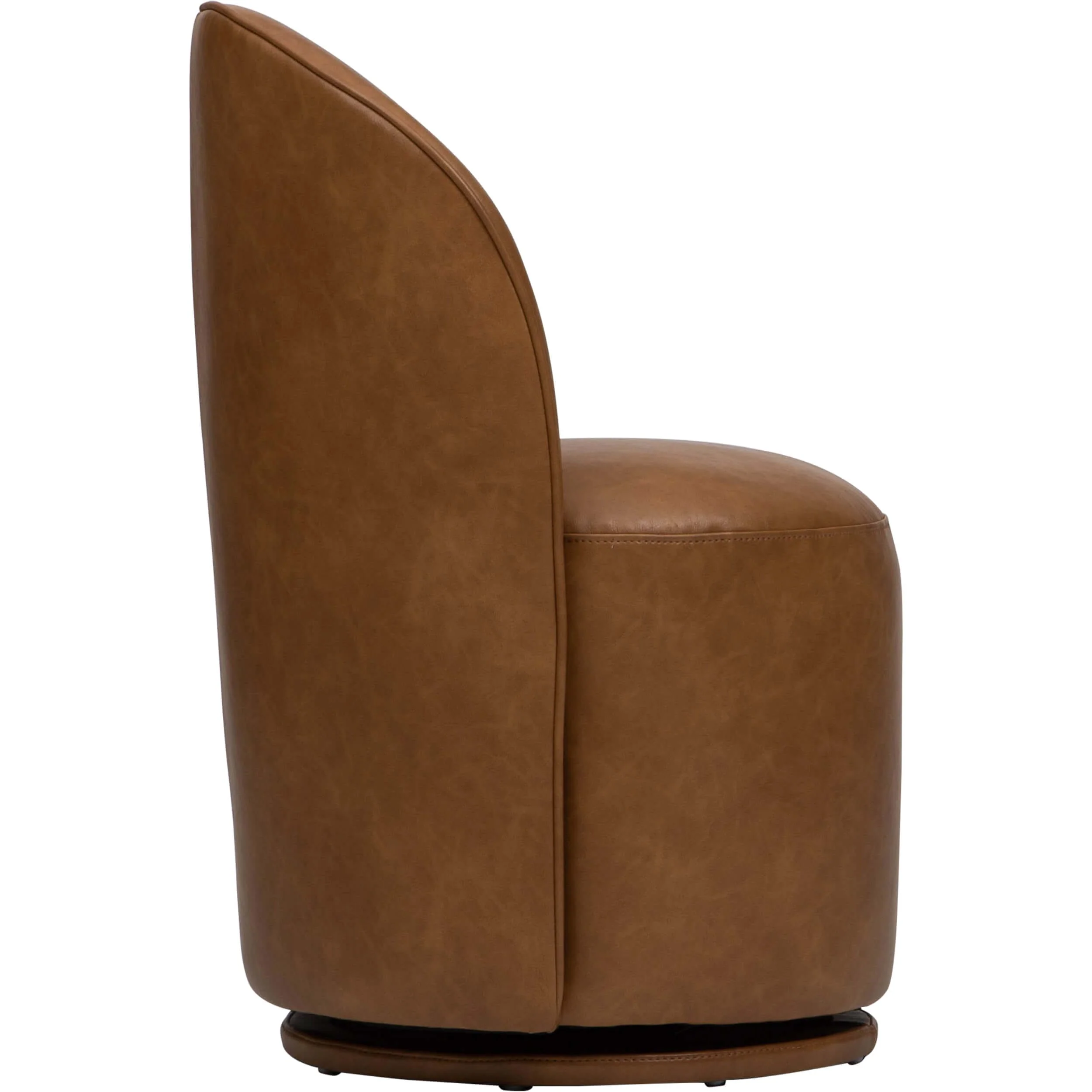 Rory Swivel Dining Chair, Copley Camel, Set of 2 - Image 3