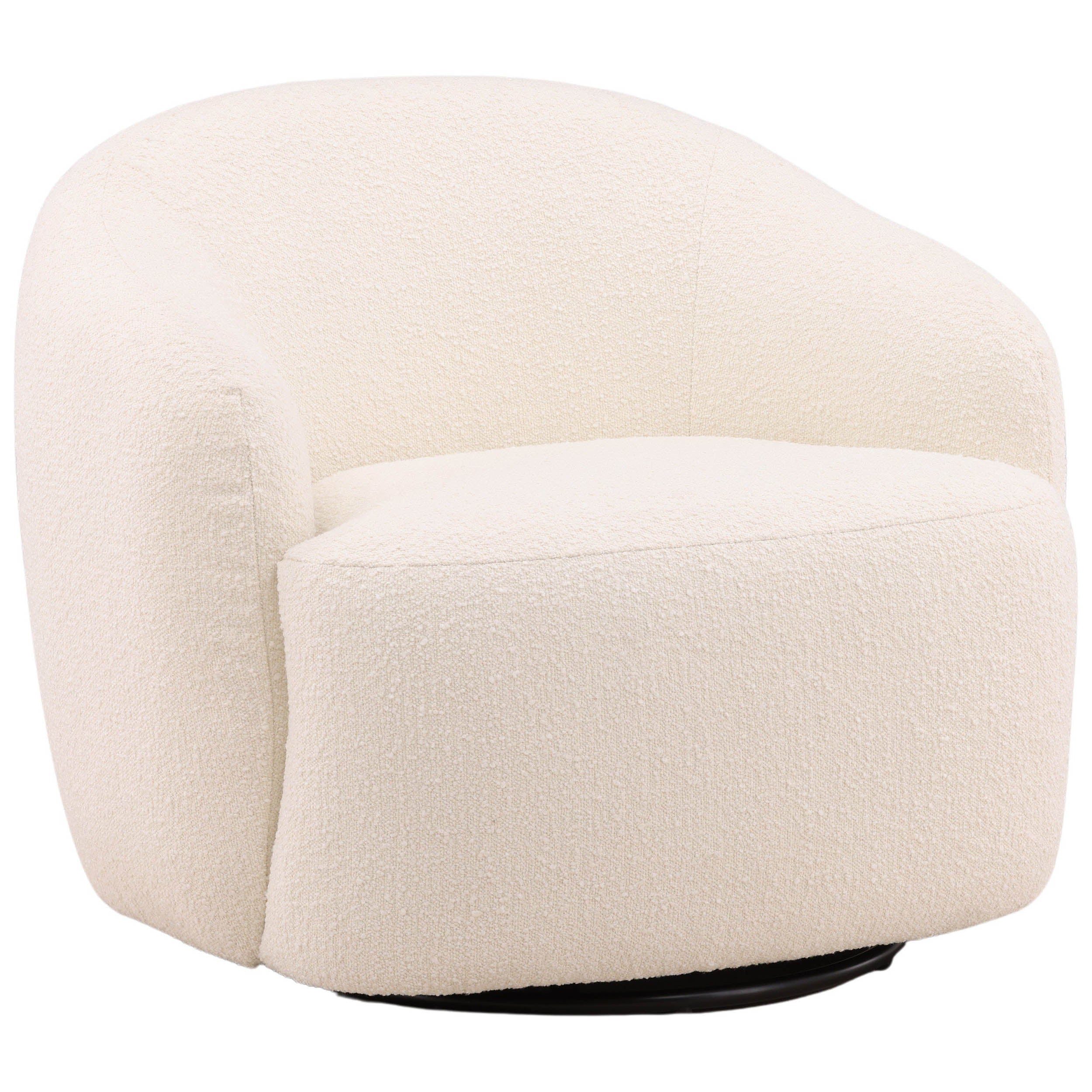 Viviana Swivel Chair, Cream