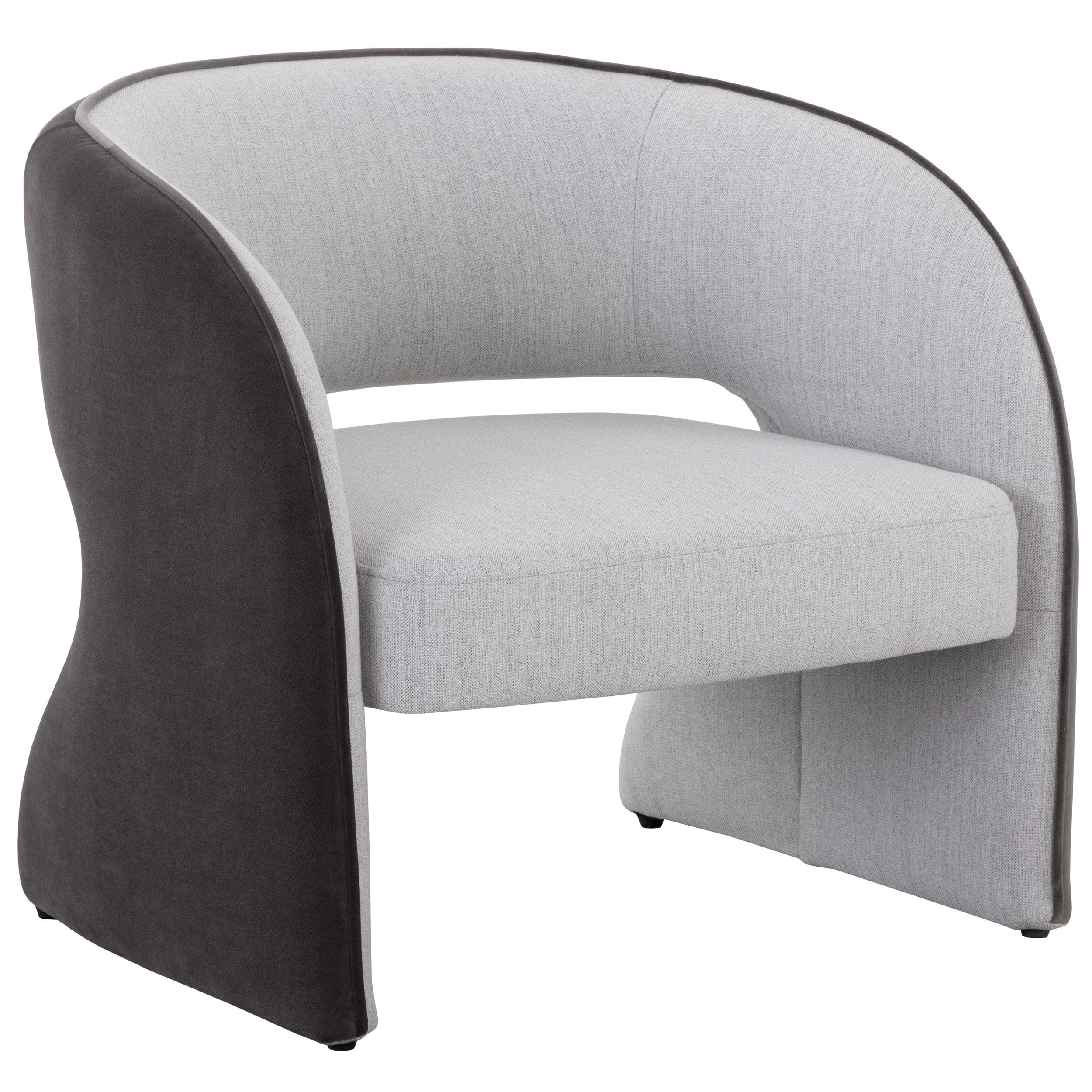 Rosalia Chair, Mina Light Grey/Meg Ash