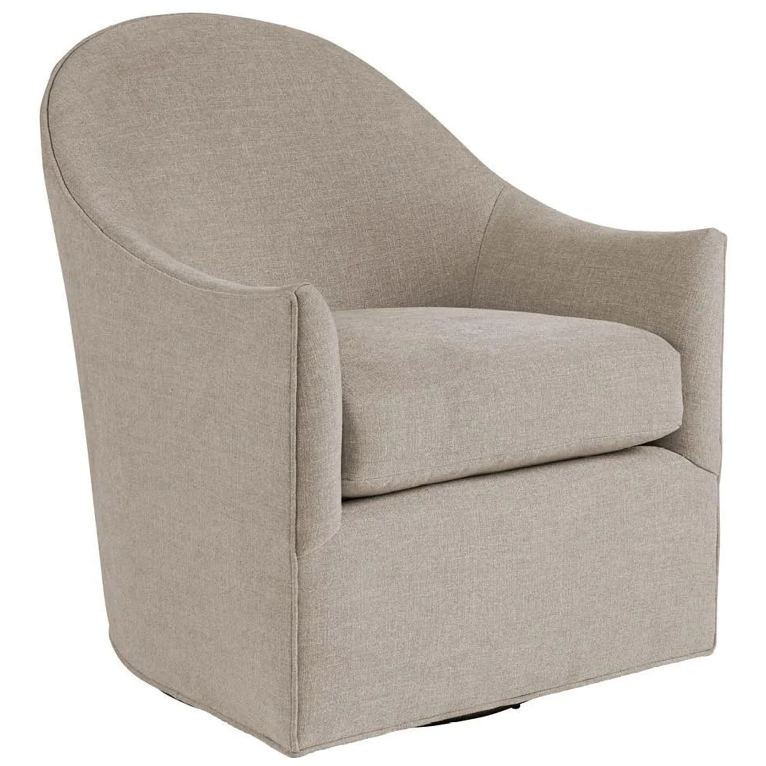Roscoe Swivel Chair, Lingo Oatmeal
