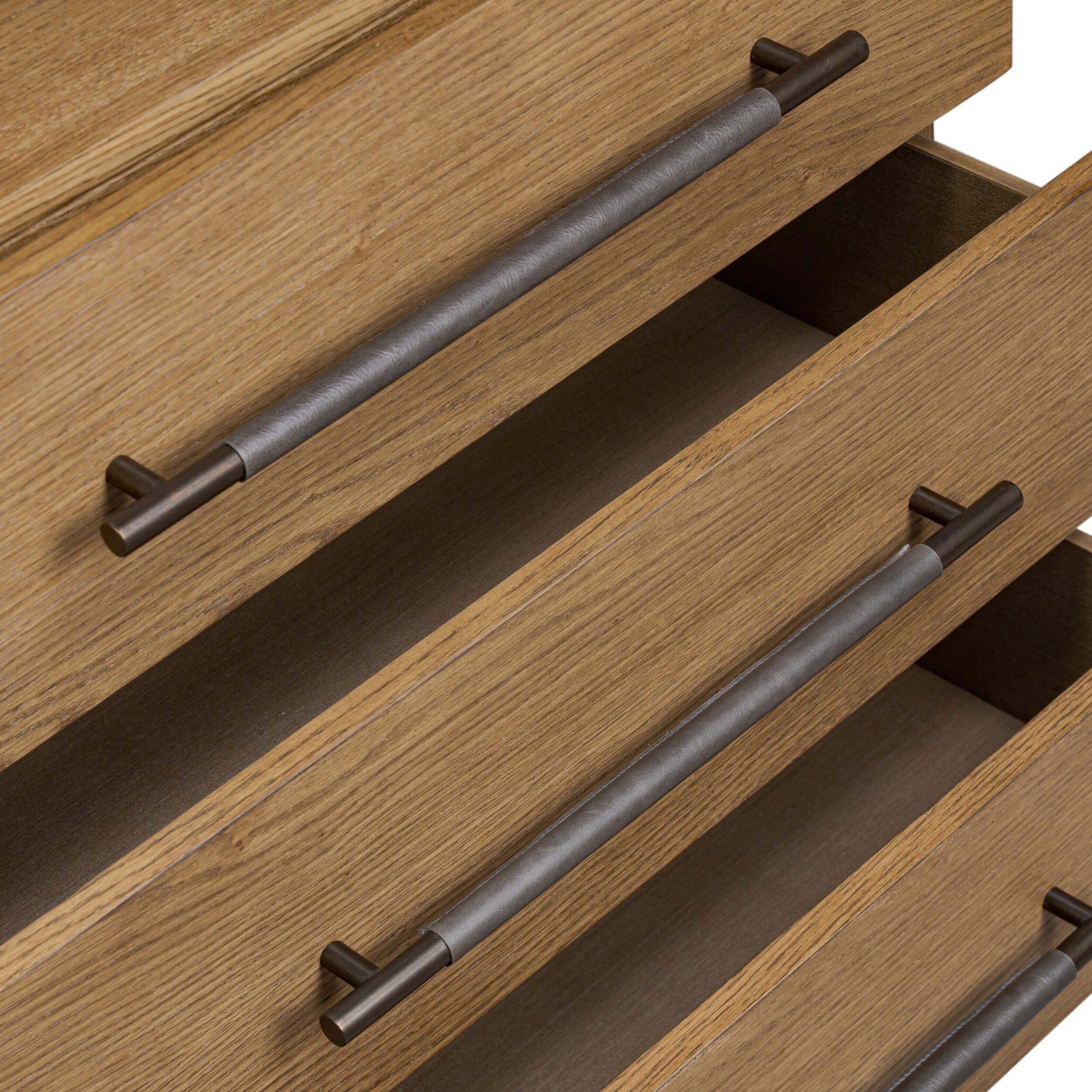 Rosedale 3 Drawer Dresser, Amber Oak by Four Hands - Image 4