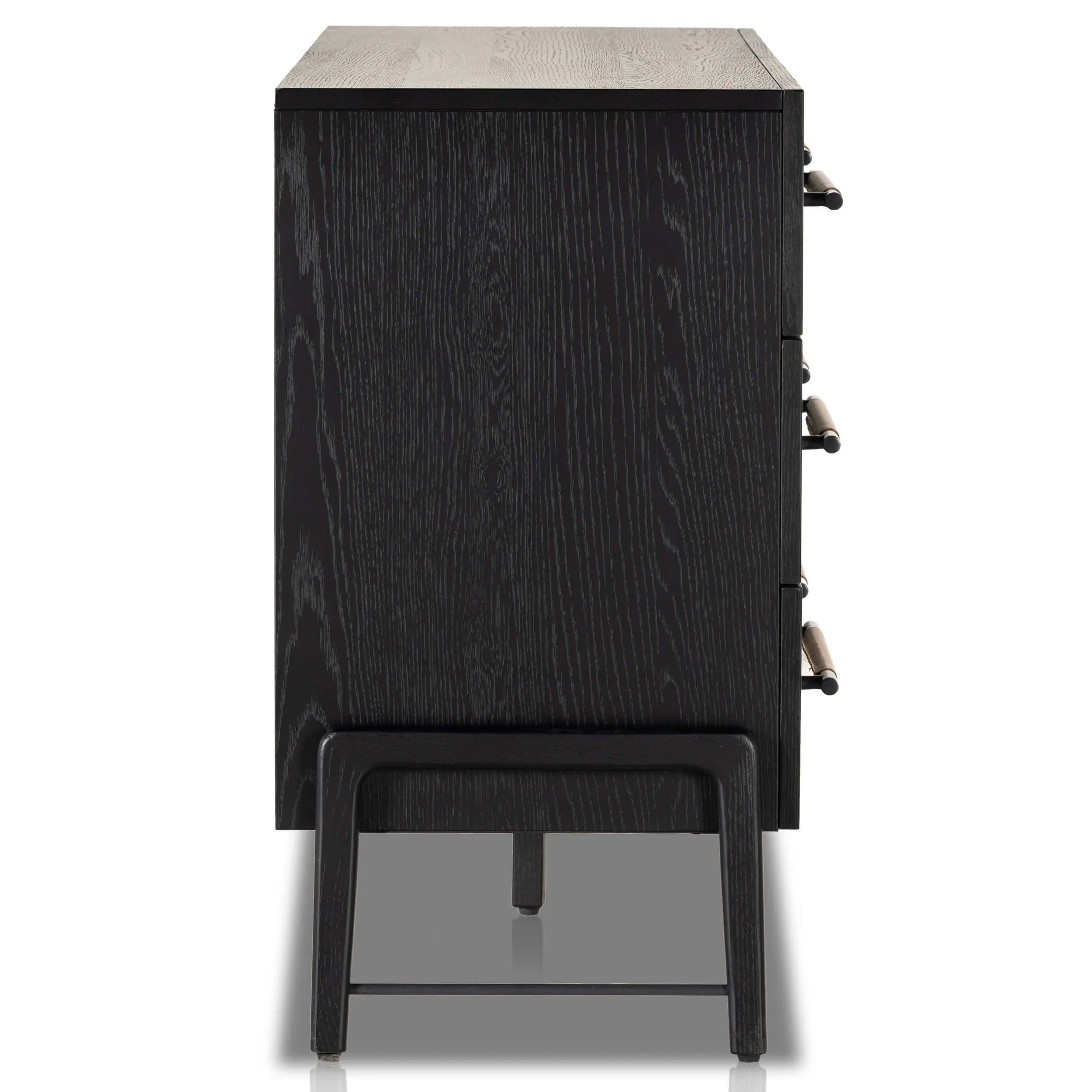 Rosedale 6 Drawer Dresser, Ebony Oak by Four Hands - Image 3