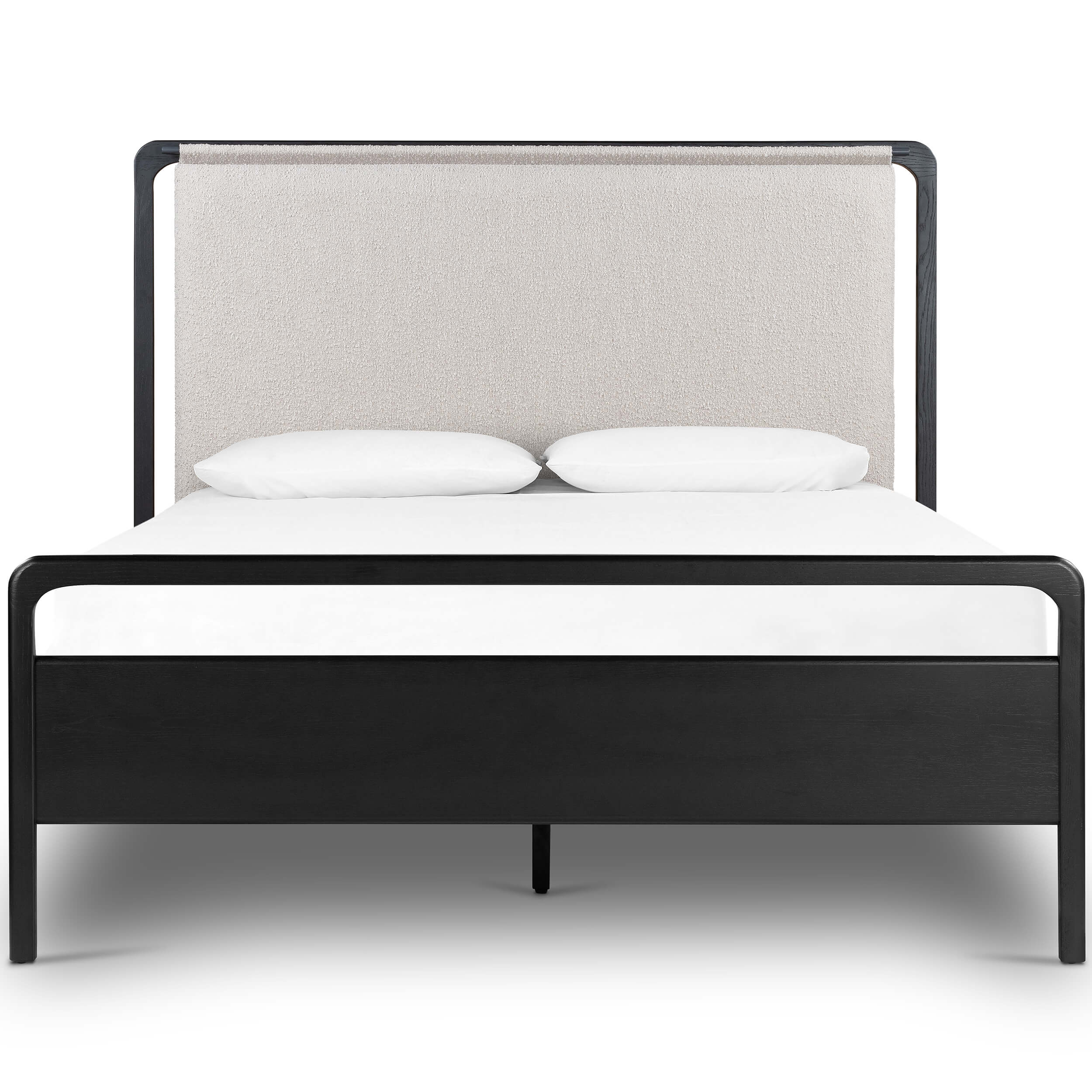 Rosedale Bed, Knoll Natural/Ebony Oak by Four Hands - Image 2