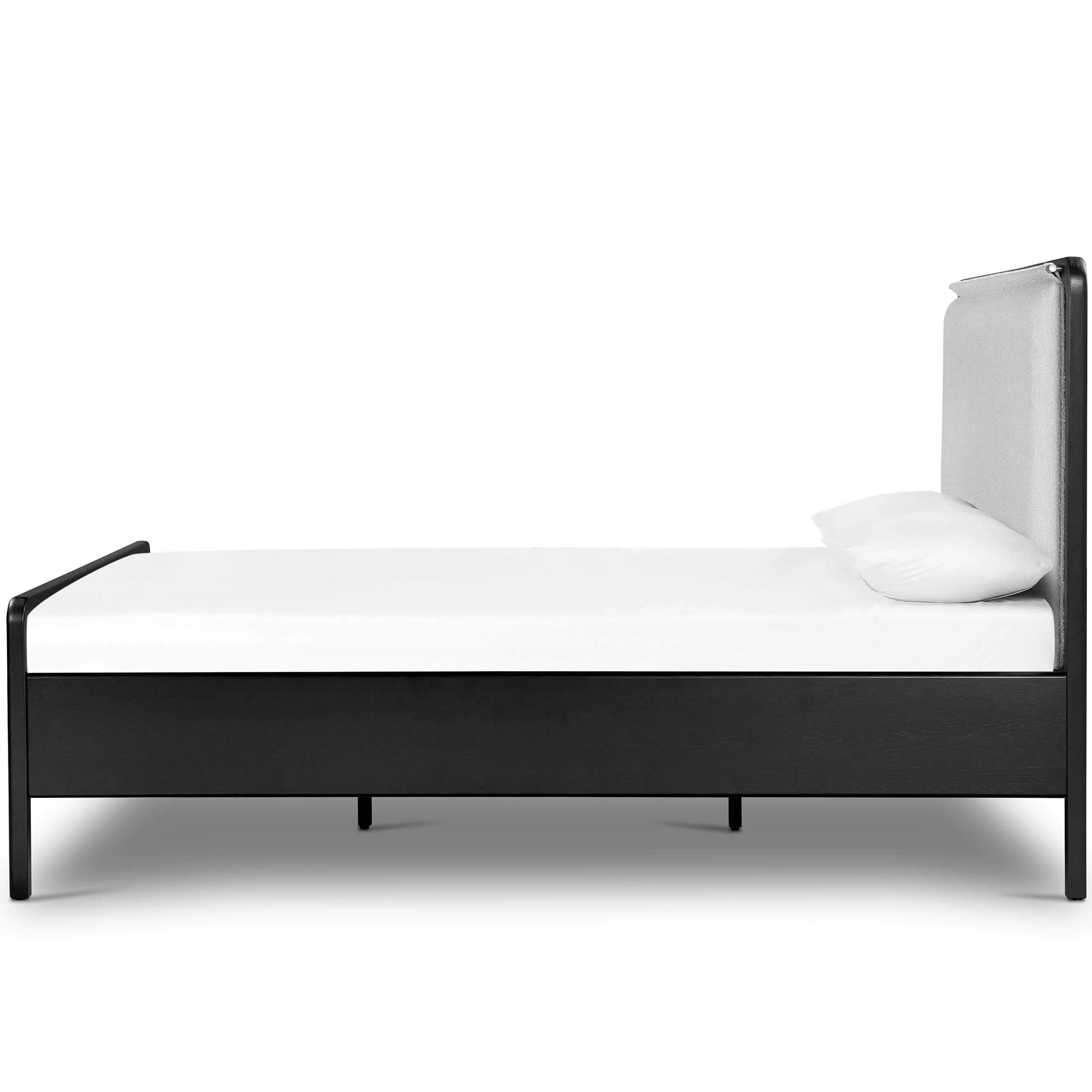 Rosedale Bed, Knoll Natural/Ebony Oak by Four Hands - Image 3