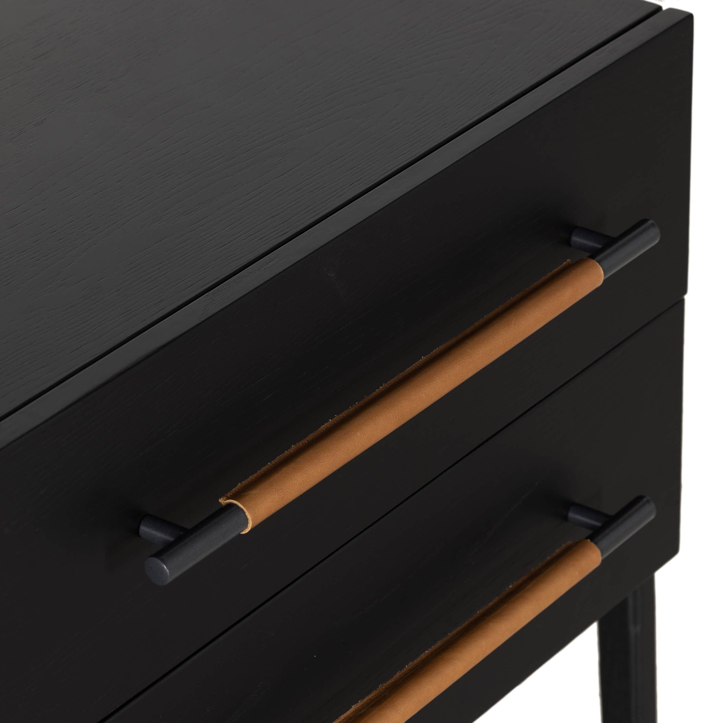 Rosedale Nightstand, Ebony Oak by Four Hands - Image 5