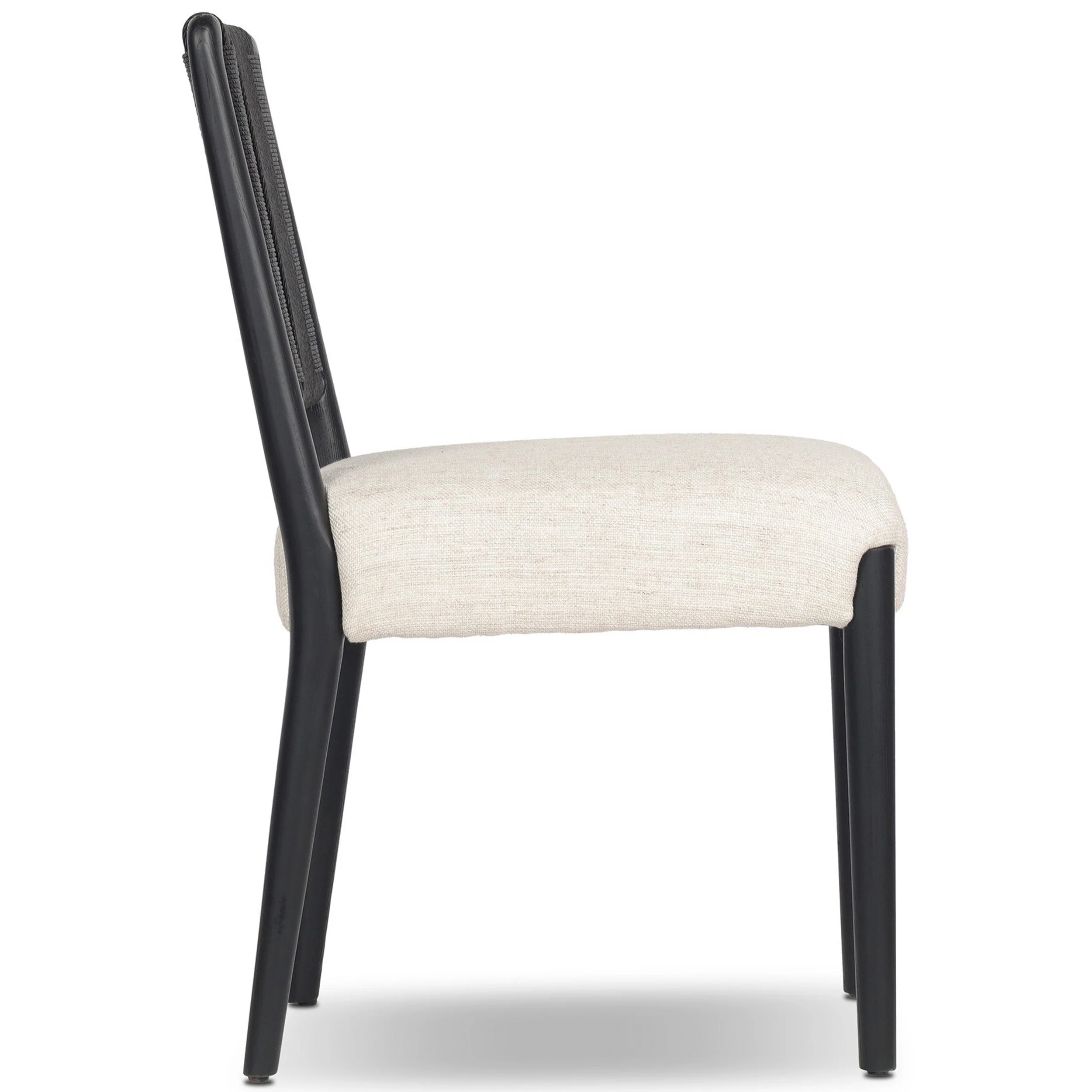 Rothler Dining Chair, Essence Natural/Black, Set of 2 by Four Hands - Image 3