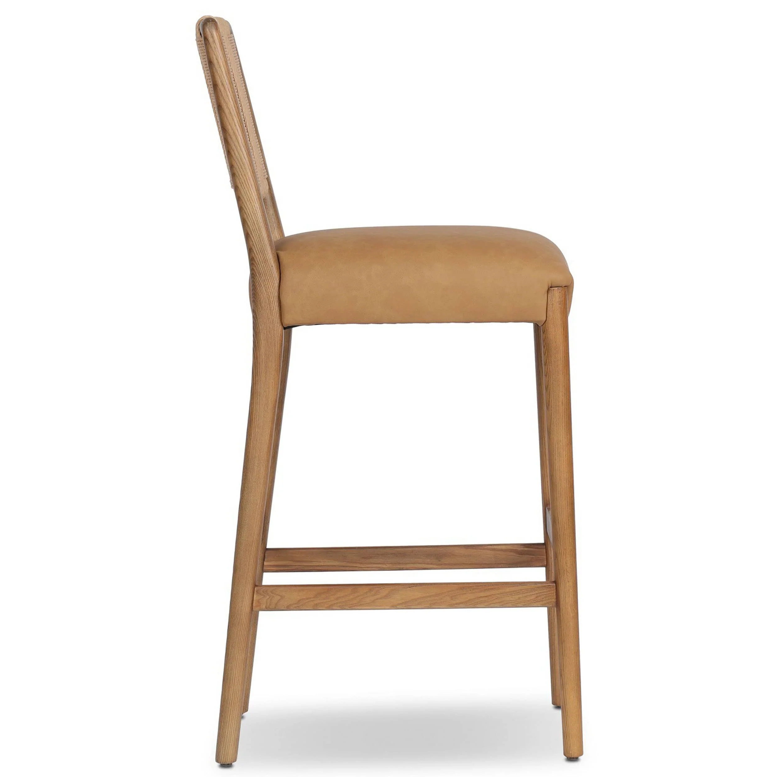 Rothler Leather Bar & Counter Stool, Maestro Camel by Four Hands - Image 3
