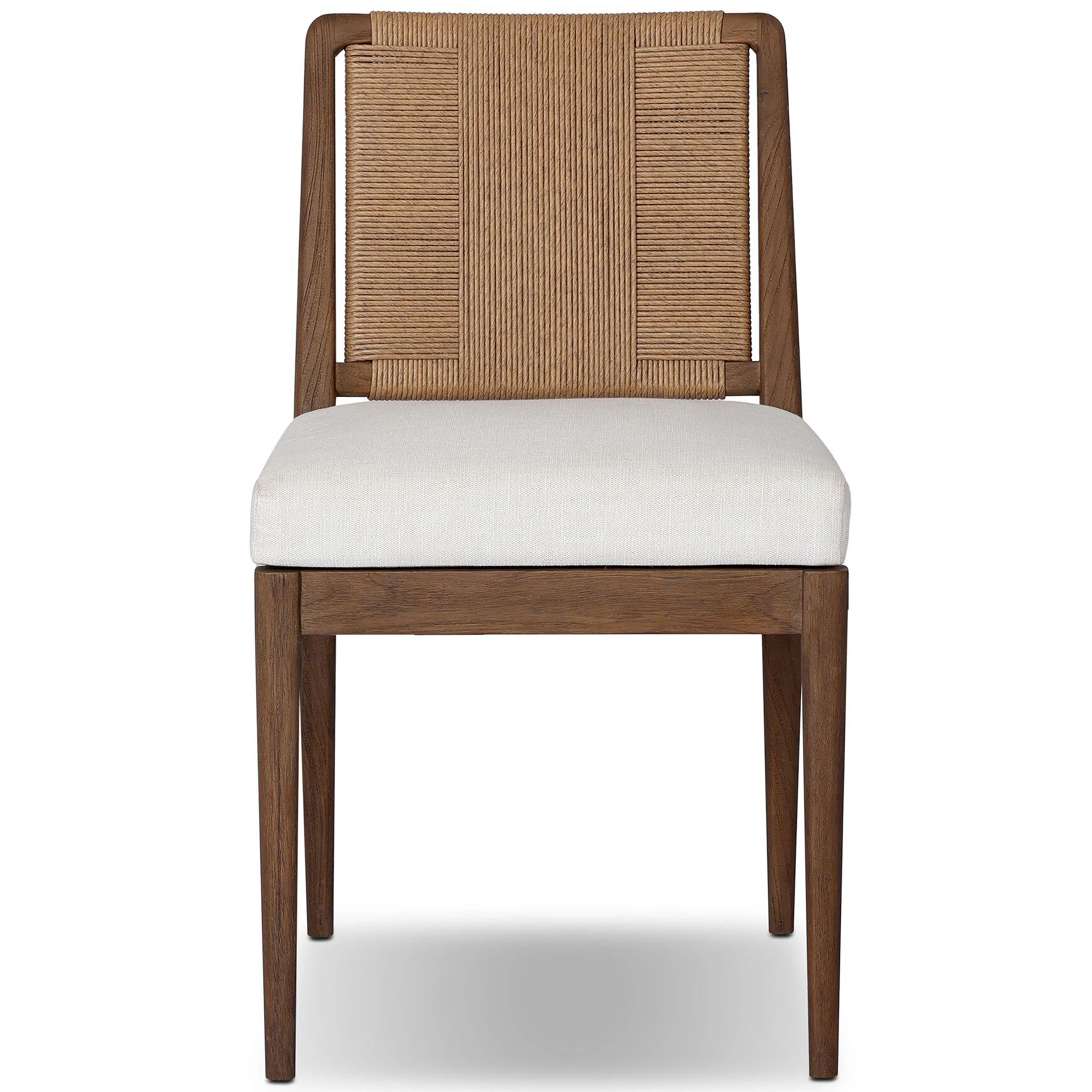 Rothler Outdoor Dining Chair, Vergo Cream, Set of 2 by Four Hands - Image 2