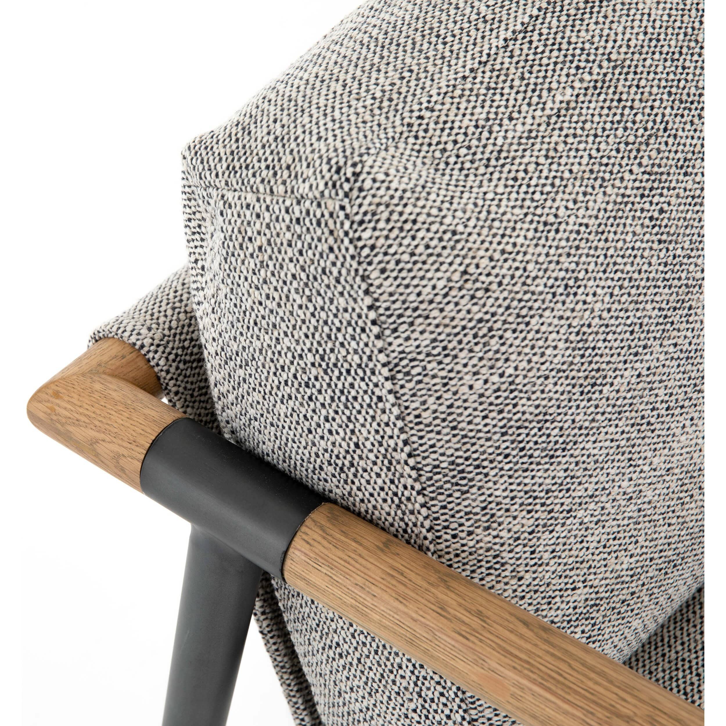 Rowen Chair, Thames Raven by Four Hands - Image 6