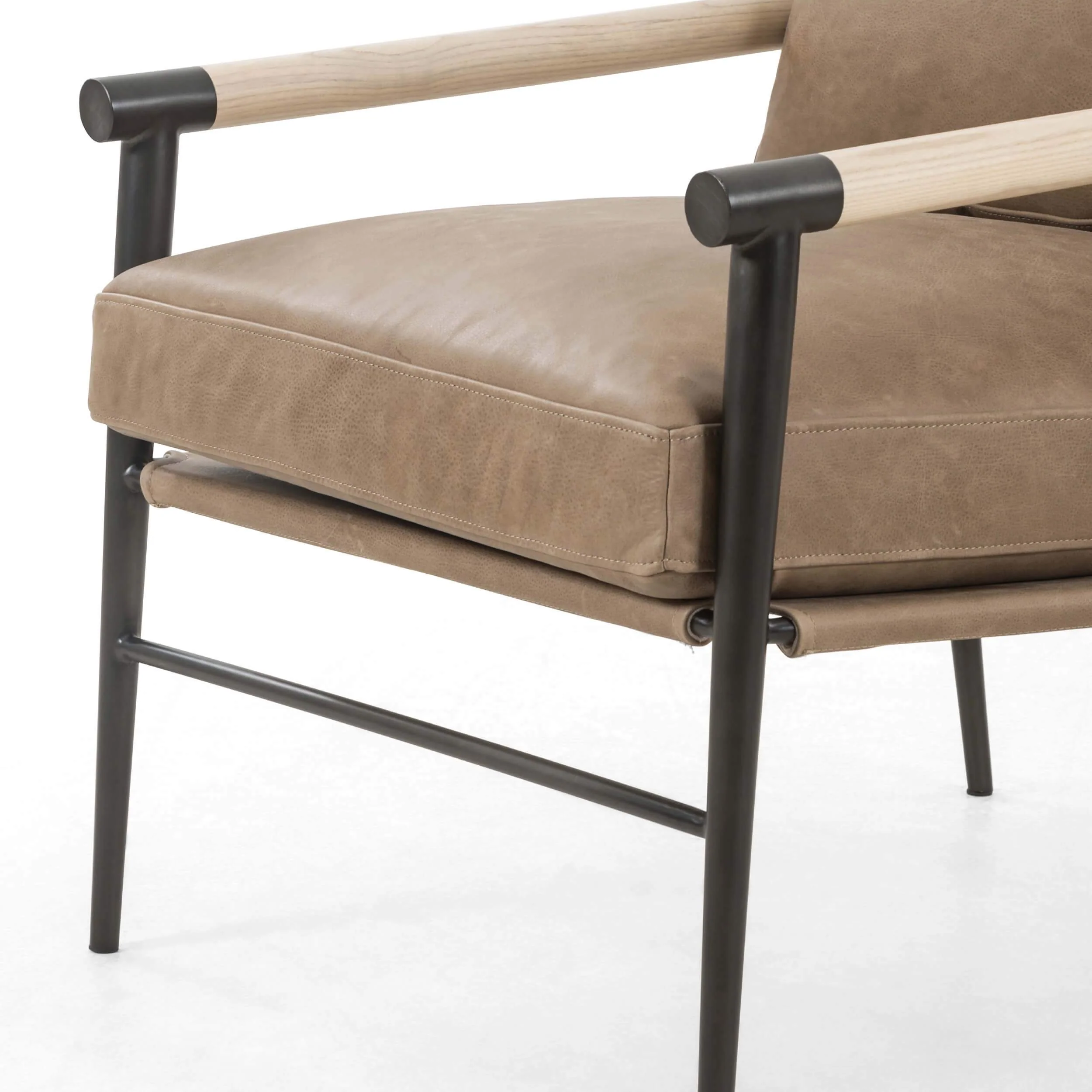 Rowen Leather Chair, Palermo Drift - Image 6