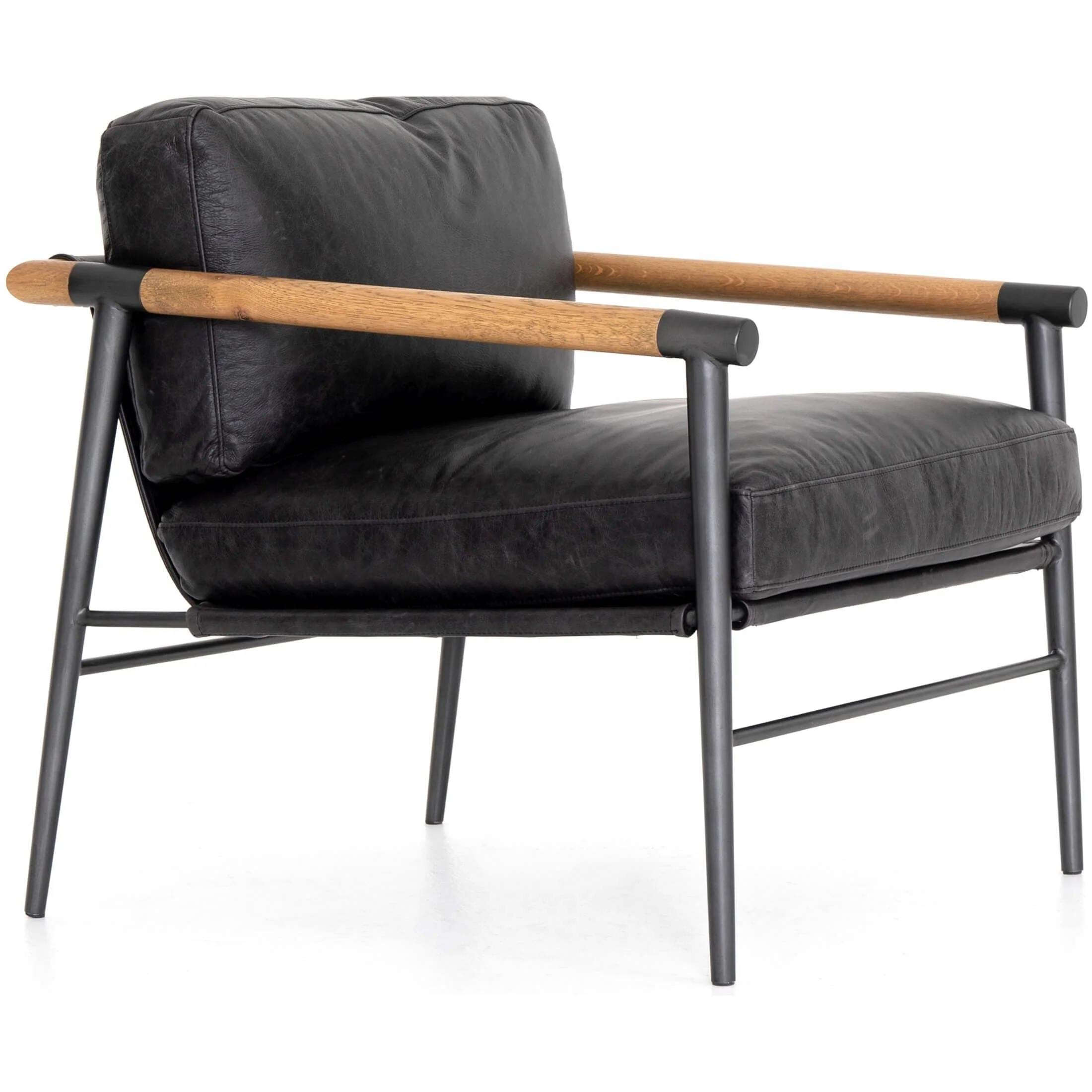 Rowen Leather Chair, Sonoma Black - Image 5