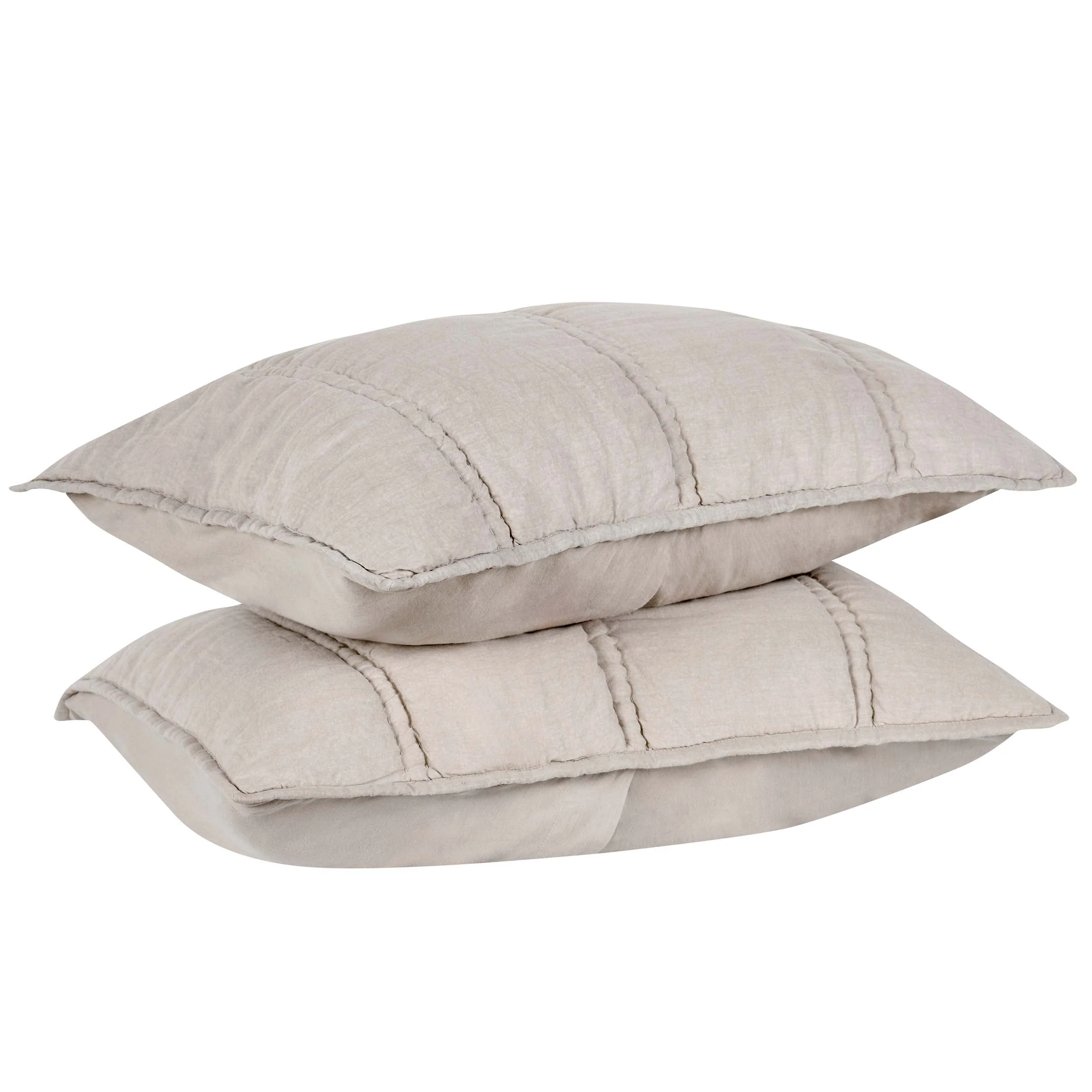 Rowen Sham, Taupe - Image 4