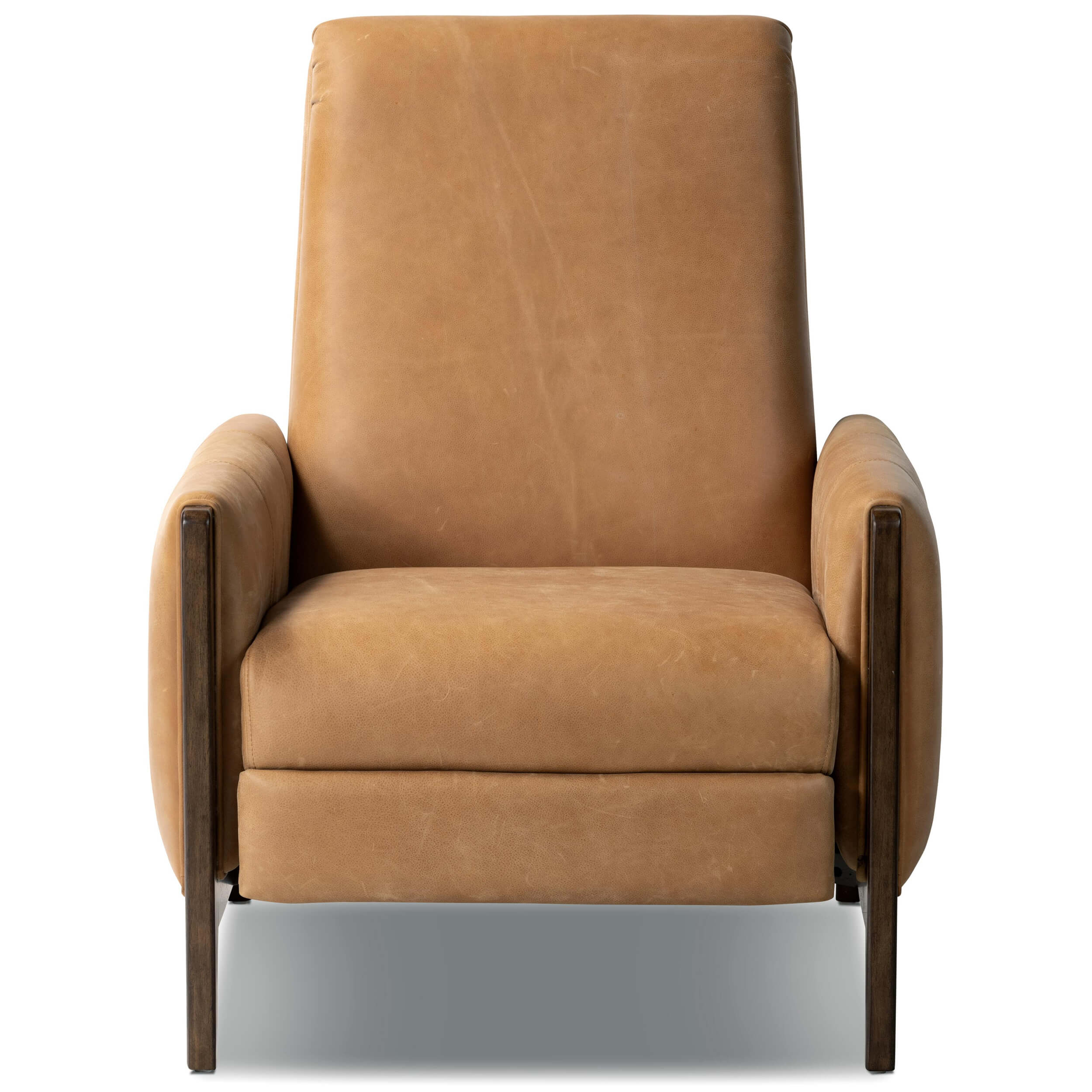 Rudd Leather Recliner, Palermo Cognac by Four Hands - Image 2