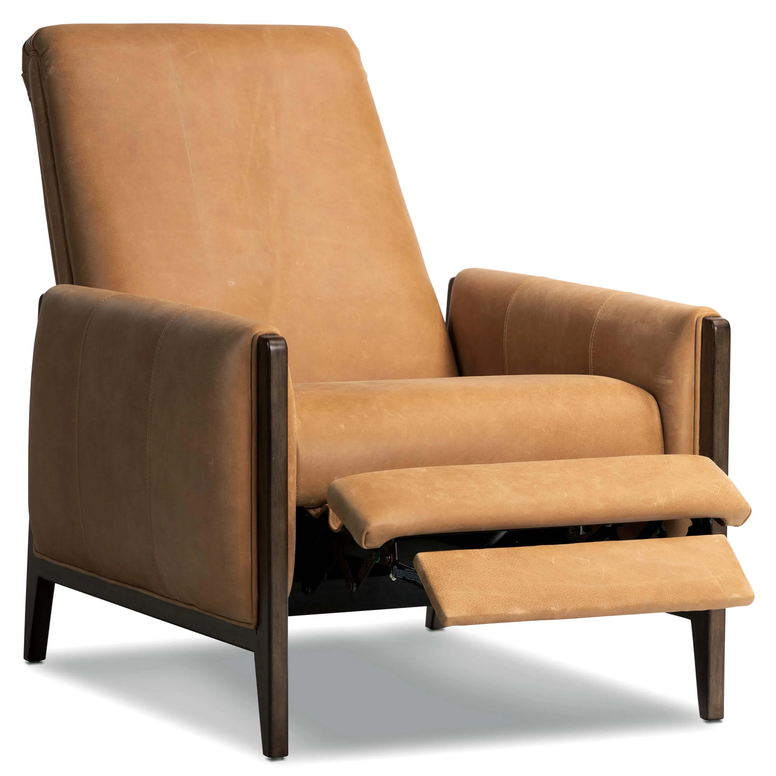 Rudd Leather Recliner, Palermo Cognac by Four Hands - Image 3
