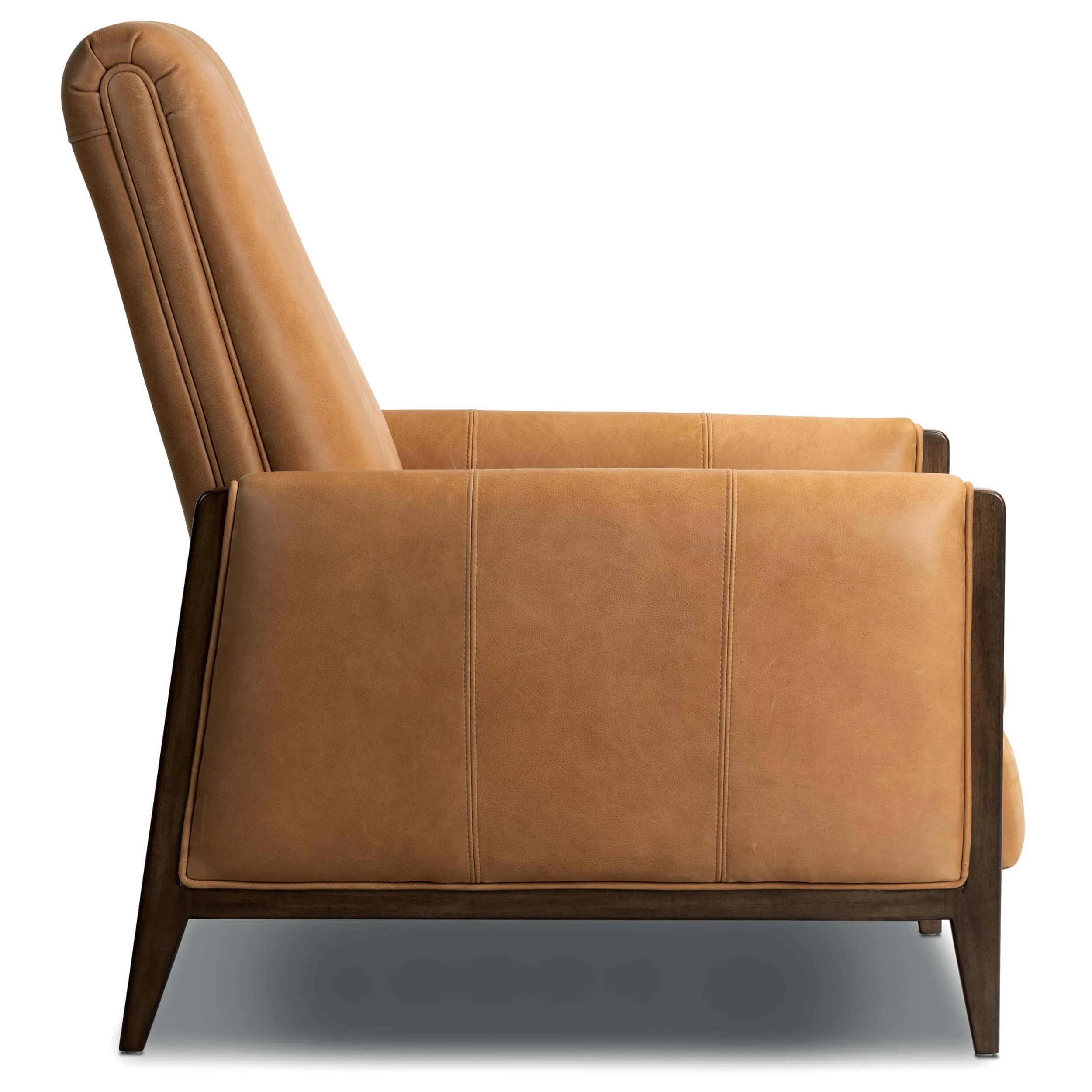 Rudd Leather Recliner, Palermo Cognac by Four Hands - Image 4