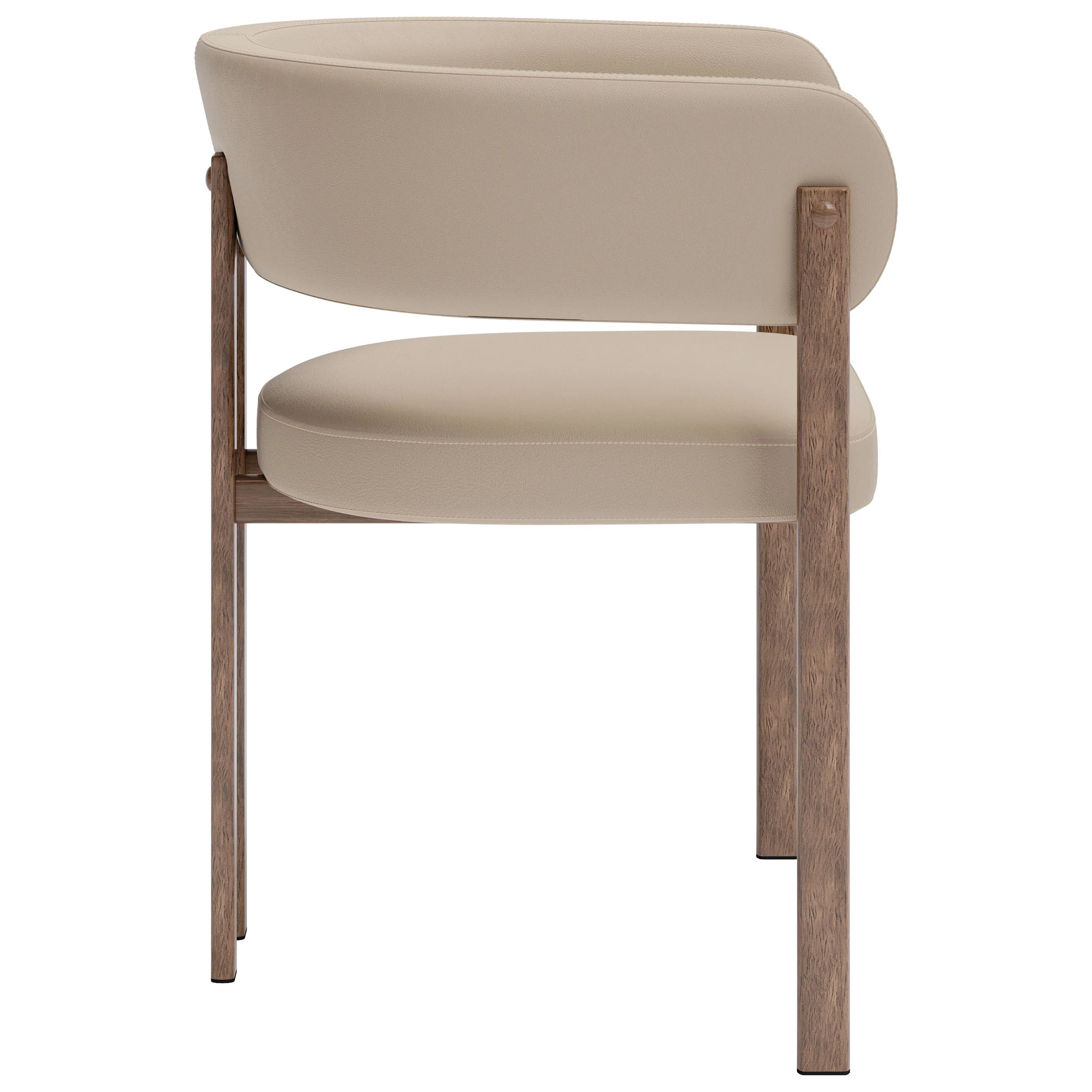 Ruge Dining Chair, Beige, Set of 2 - Image 3