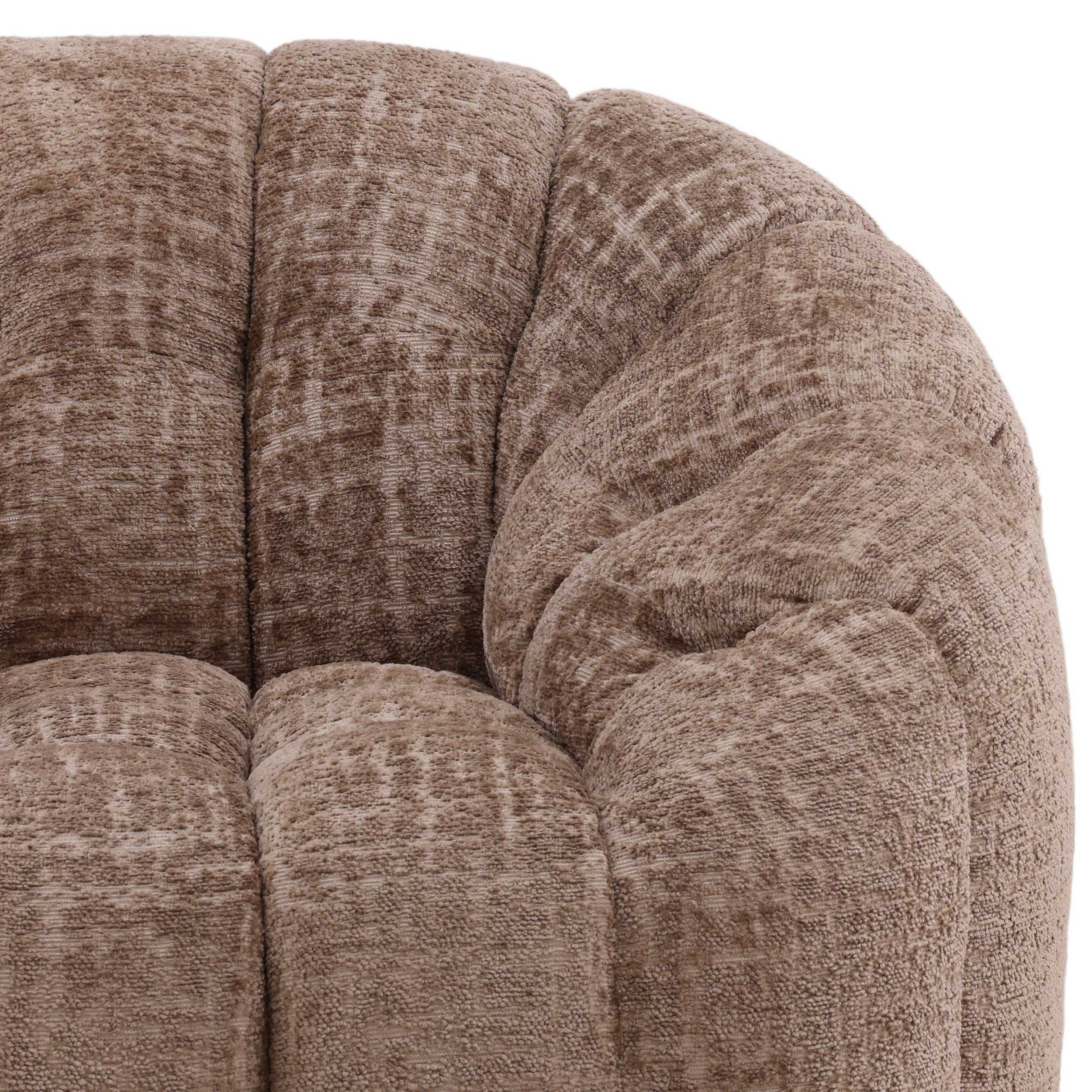 Rume Swivel Chair, Brown - Image 5