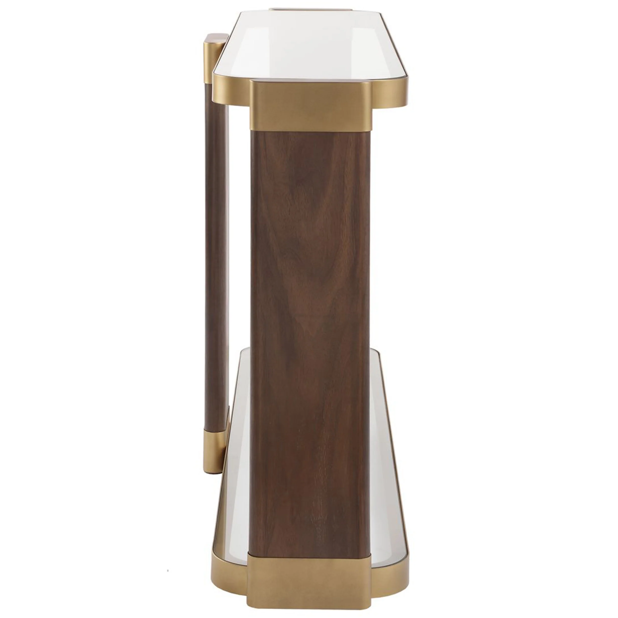 Ryles Console Table, Gold - Image 3