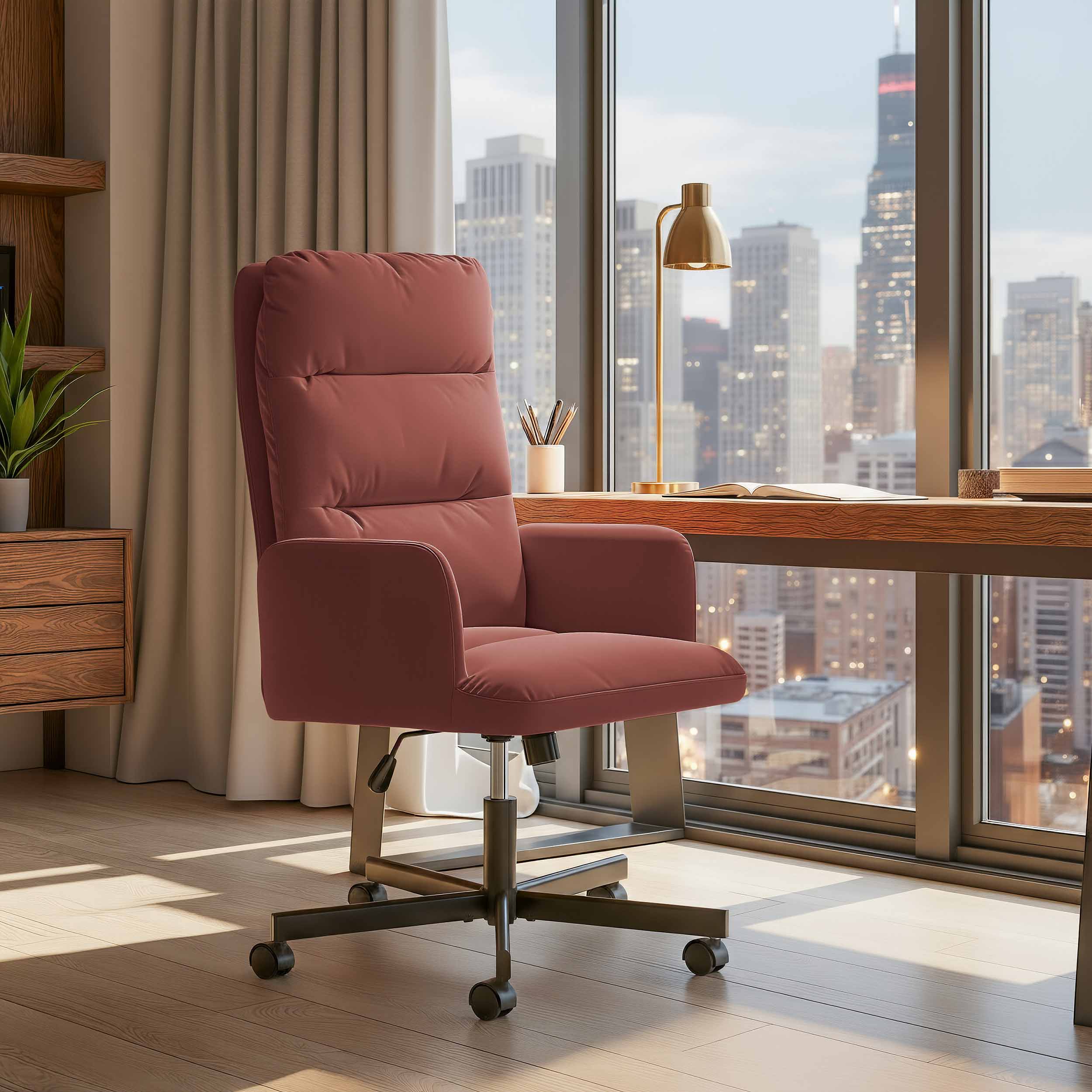 Sable Office Chair, Brown - Image 5