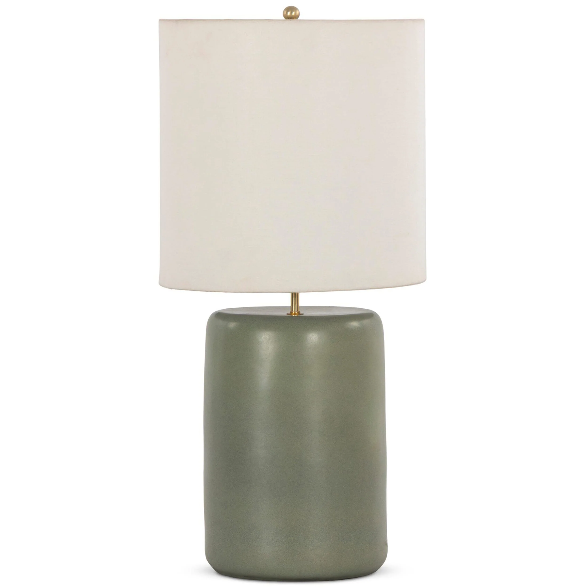 Sadia Table Lamp, Matte Sage by Four Hands