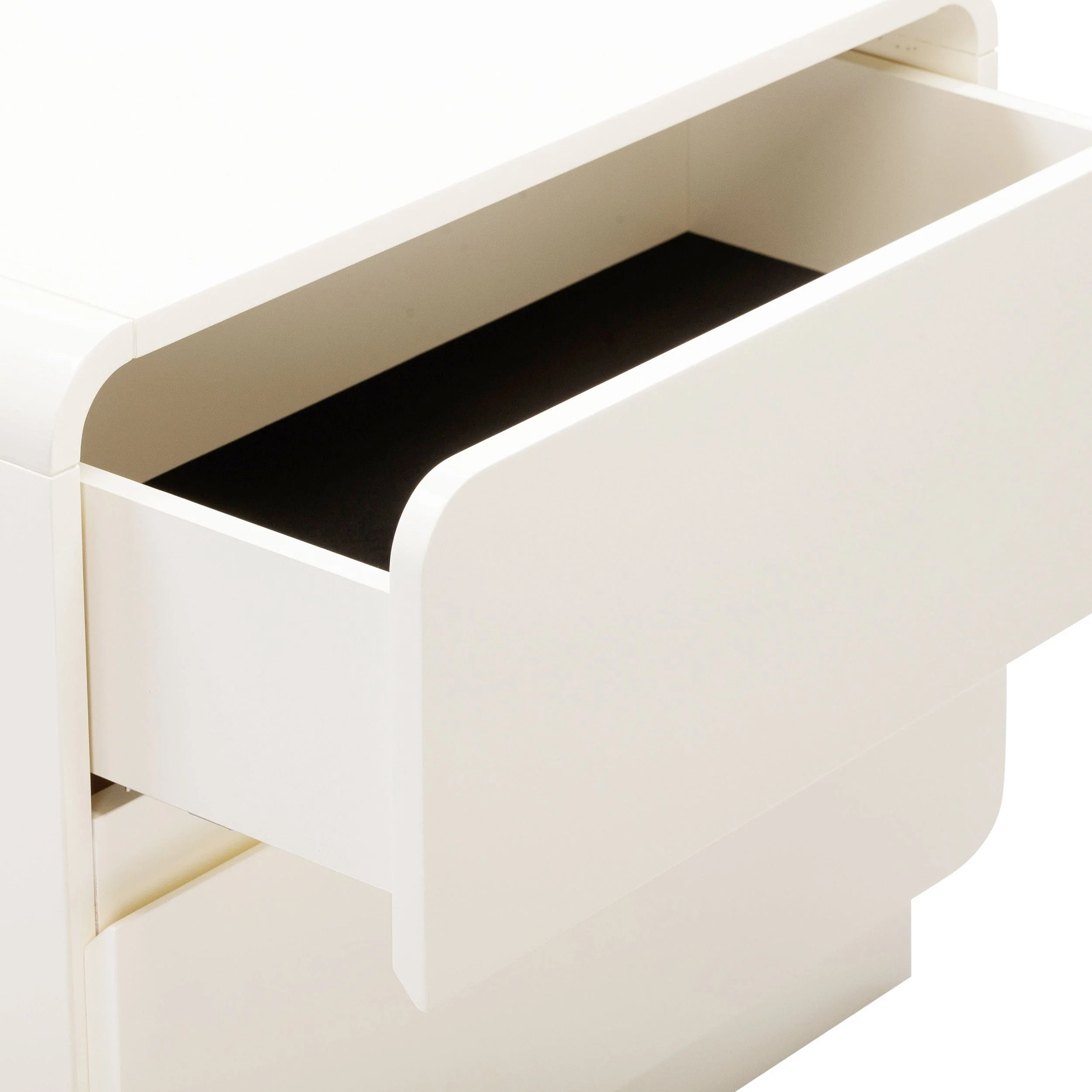 Sagura Nightstand, Cream - Image 6