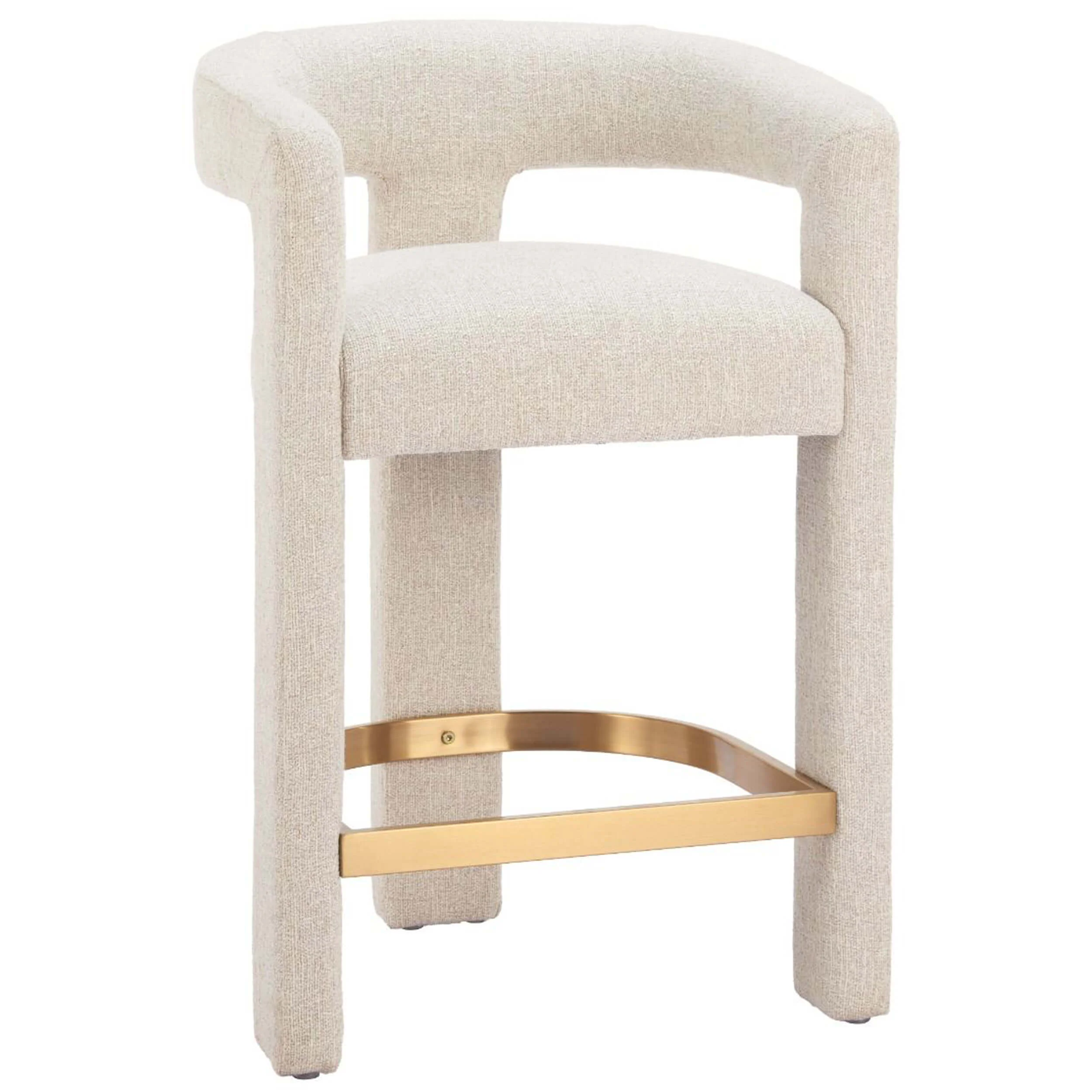 Saiko Counter Stool, Beige