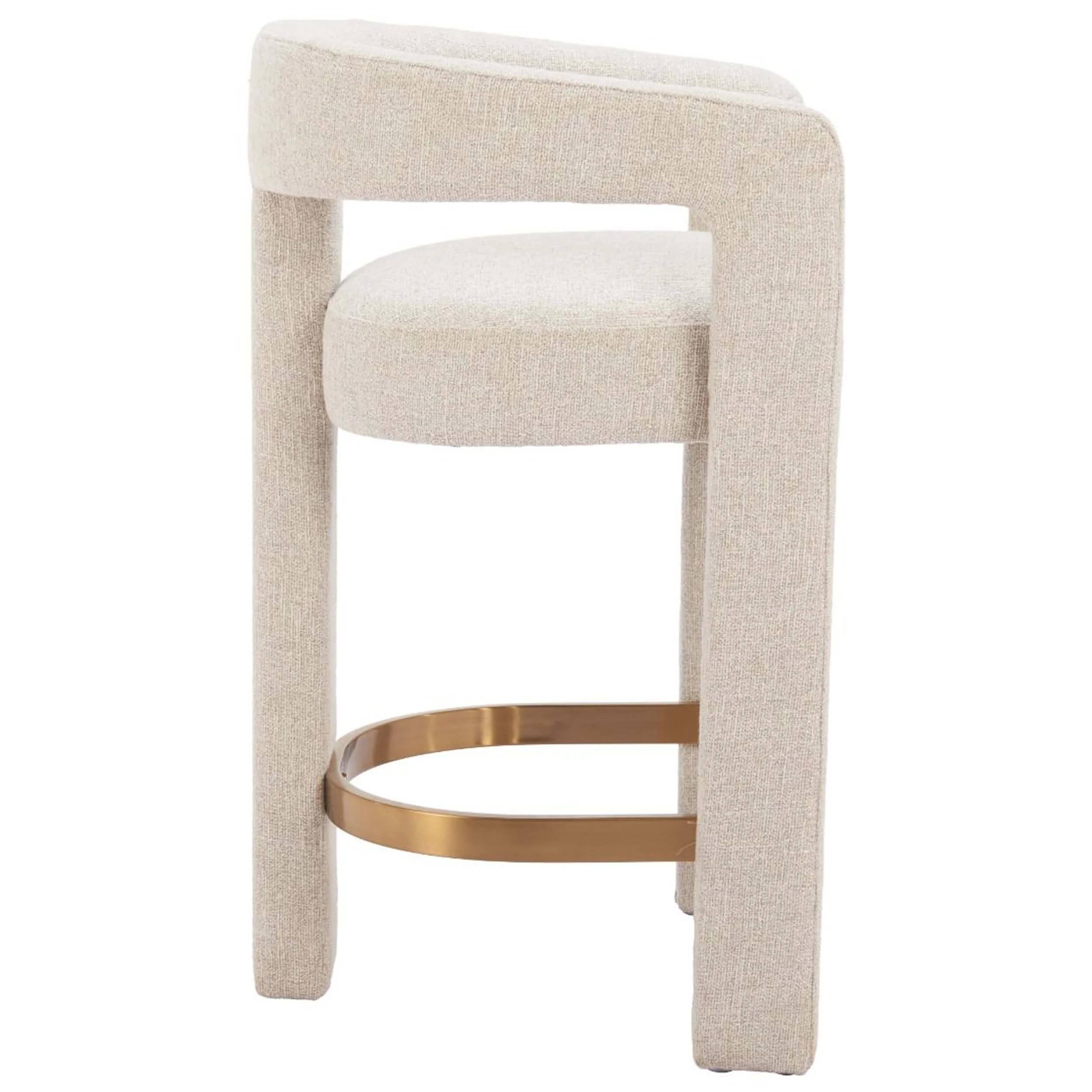 Saiko Counter Stool, Beige - Image 3