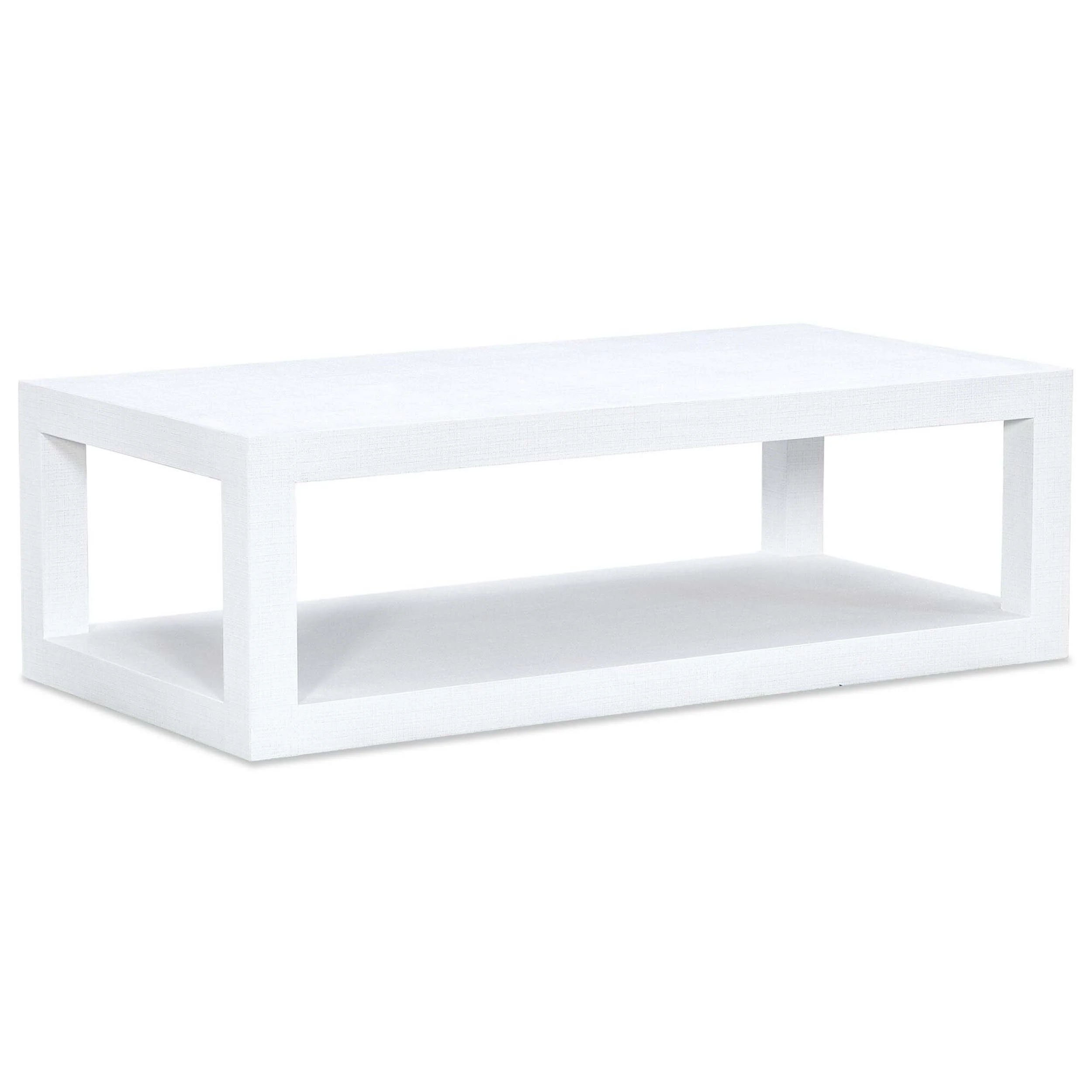 Sailmaker Rectangle Coffee Table, White