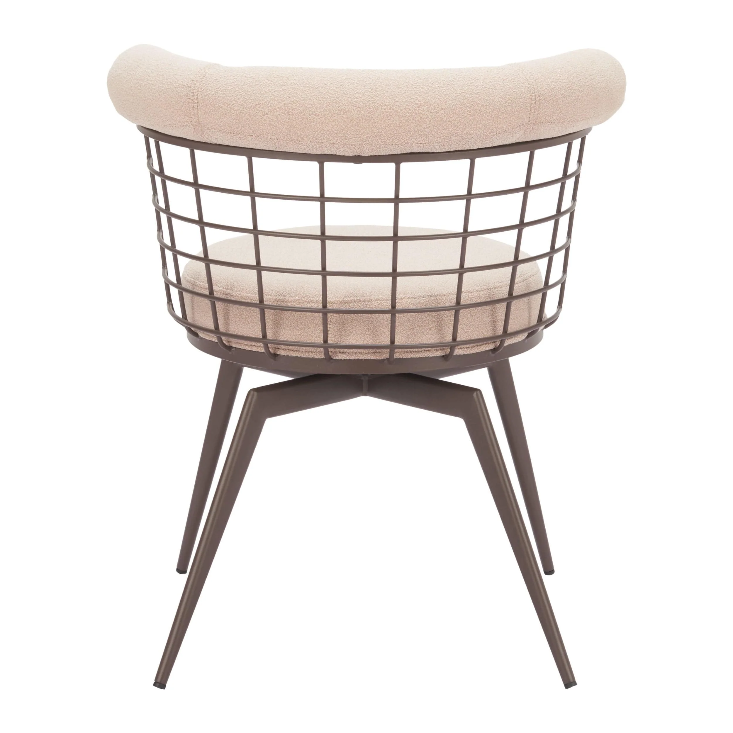 Saku Swivel Dining Chair, Beige - Image 4