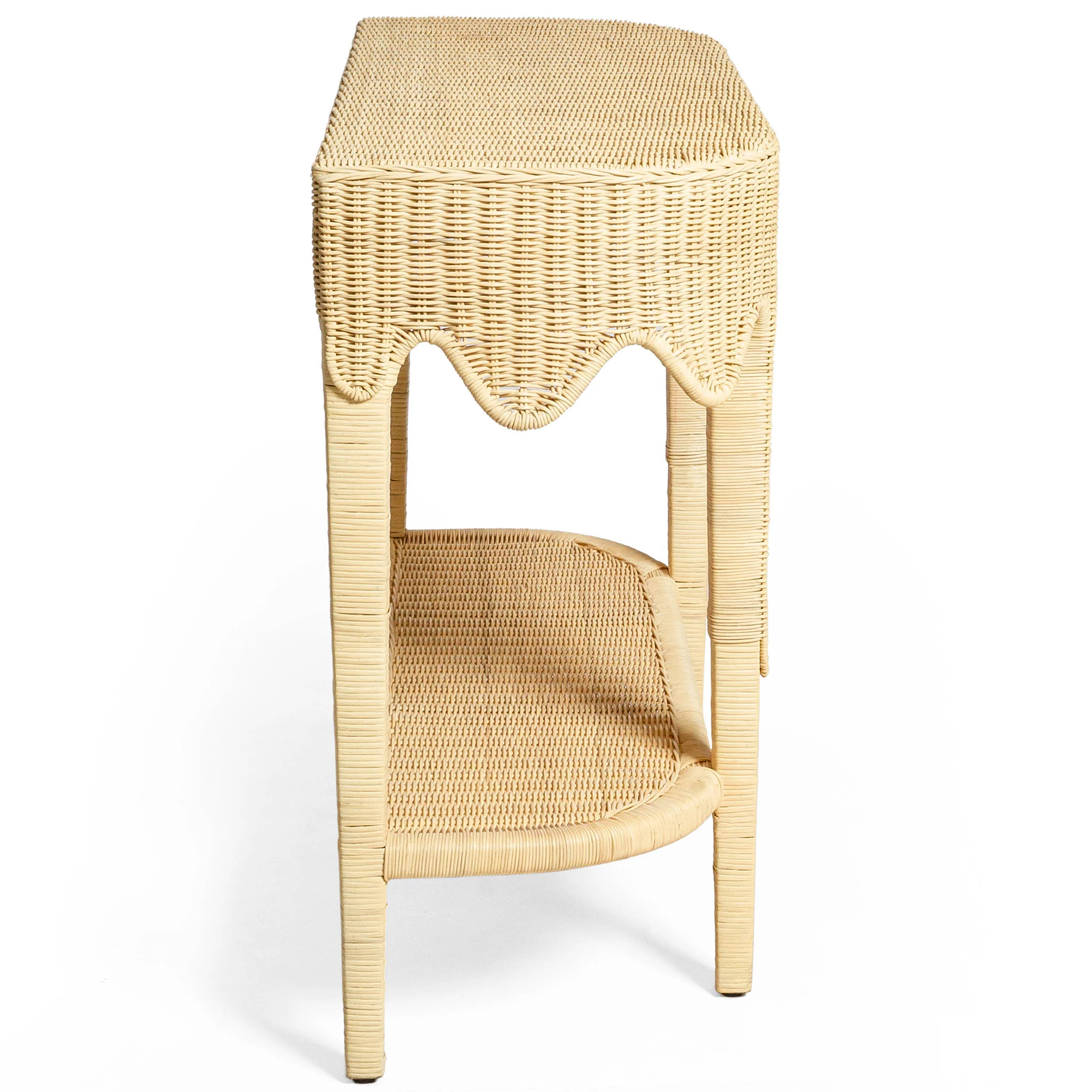 Sally Console Table, Natural Rattan - Image 3