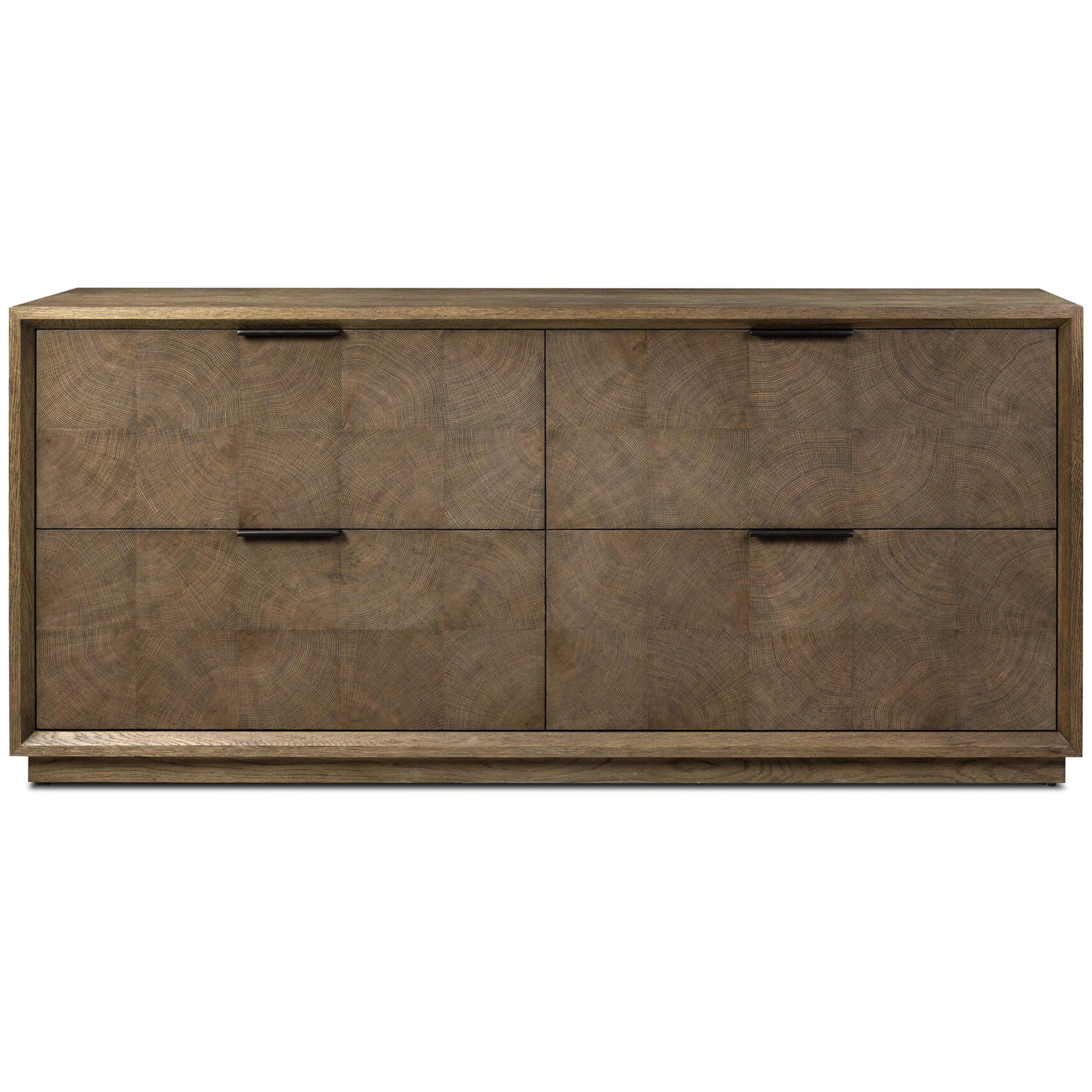 Salta 4 Drawer Dresser, Brown Oak Thin Oyster by Four Hands - Image 2