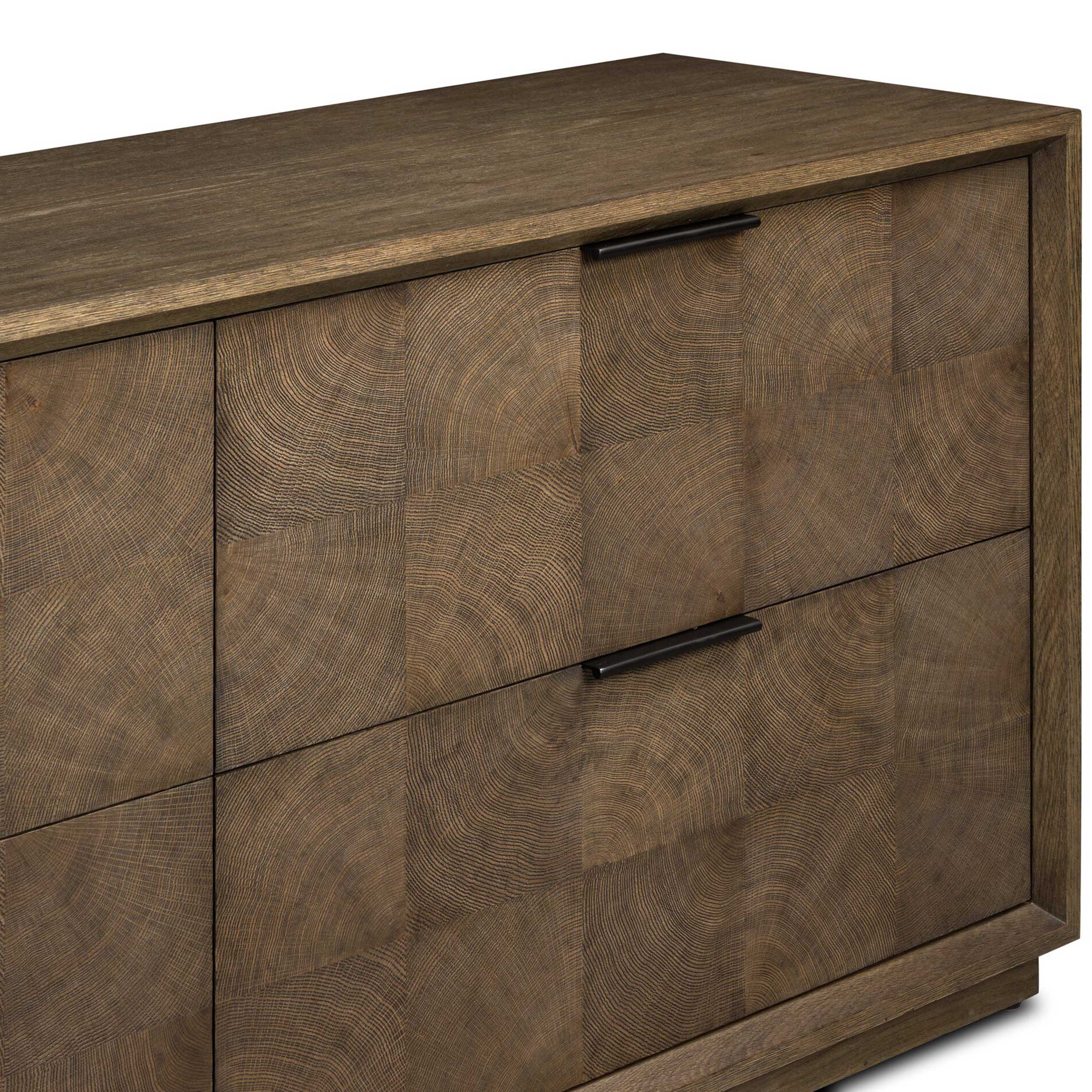 Salta 4 Drawer Dresser, Brown Oak Thin Oyster by Four Hands - Image 6