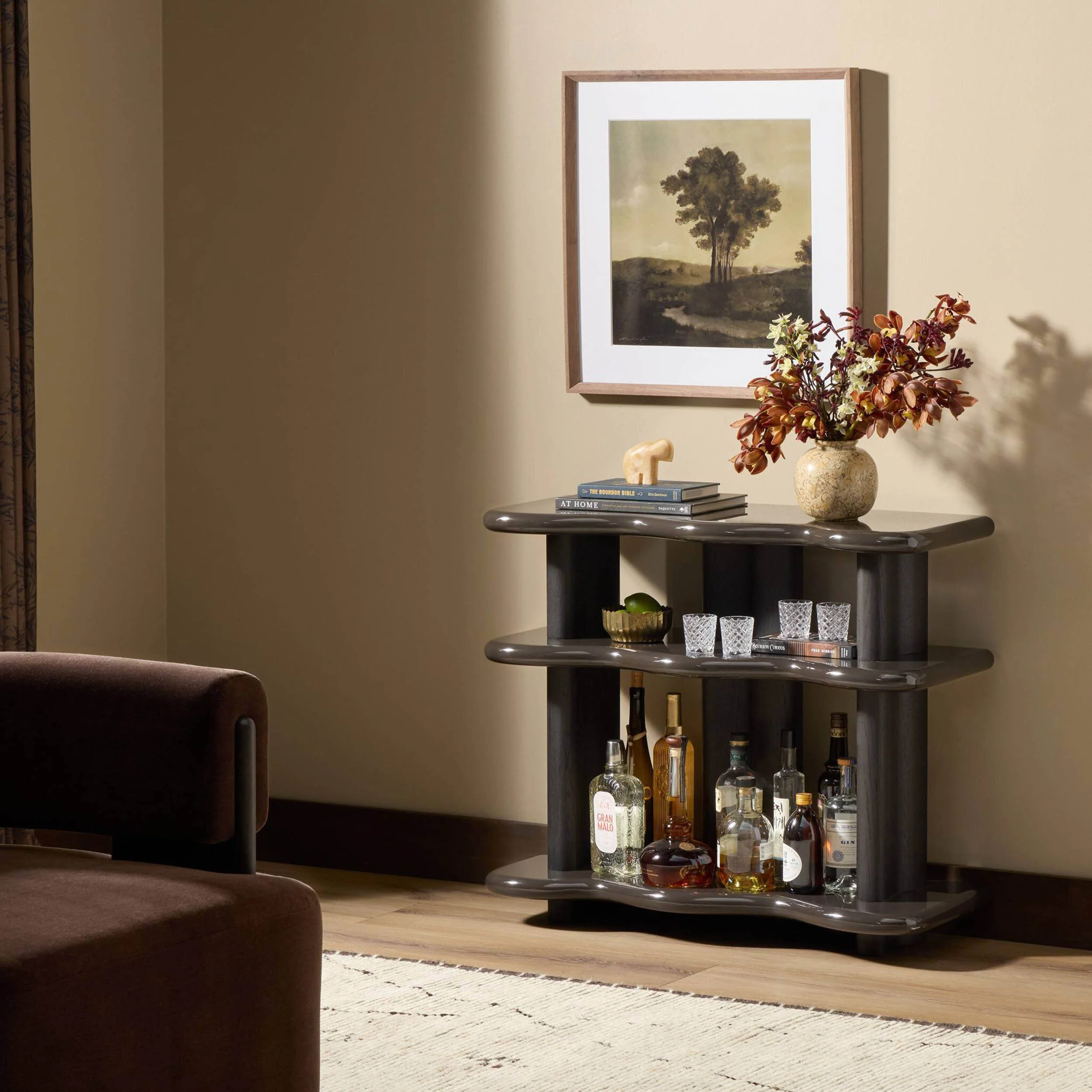 Salton Bookshelf, Black by Four Hands - Image 7