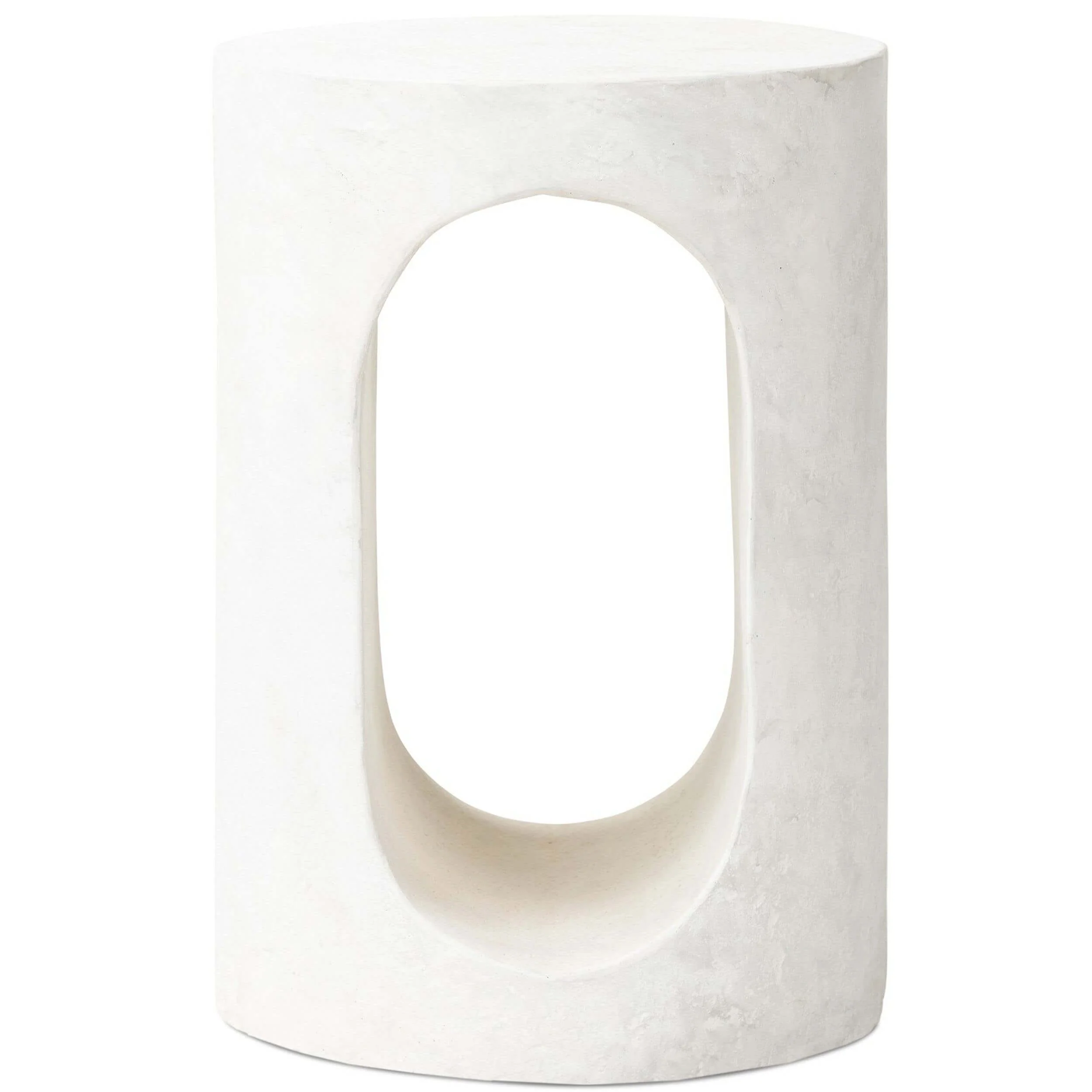 Samson End Table, Textured Lunar by Four Hands - Image 2