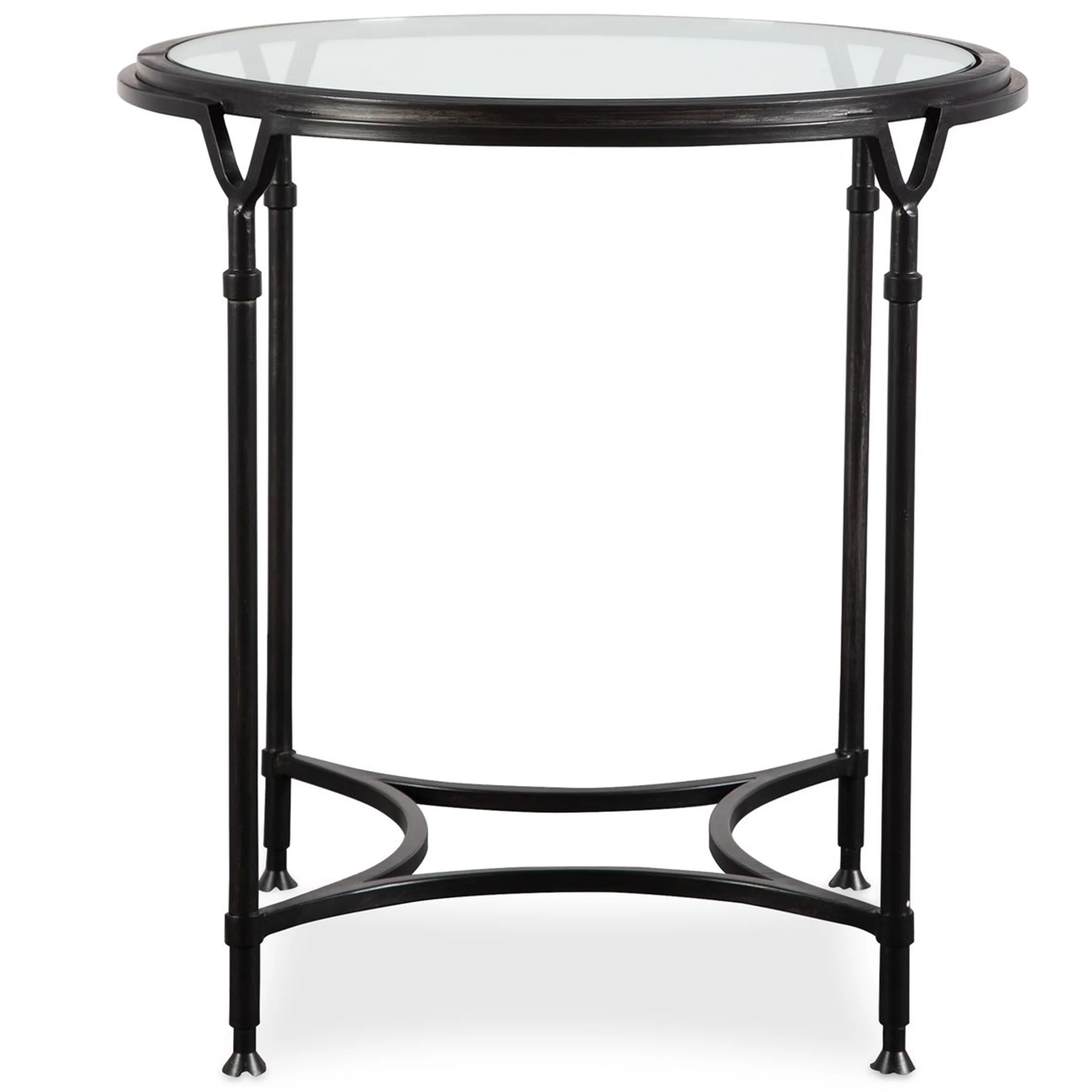 Samson Side Table, Aged Black - Image 2