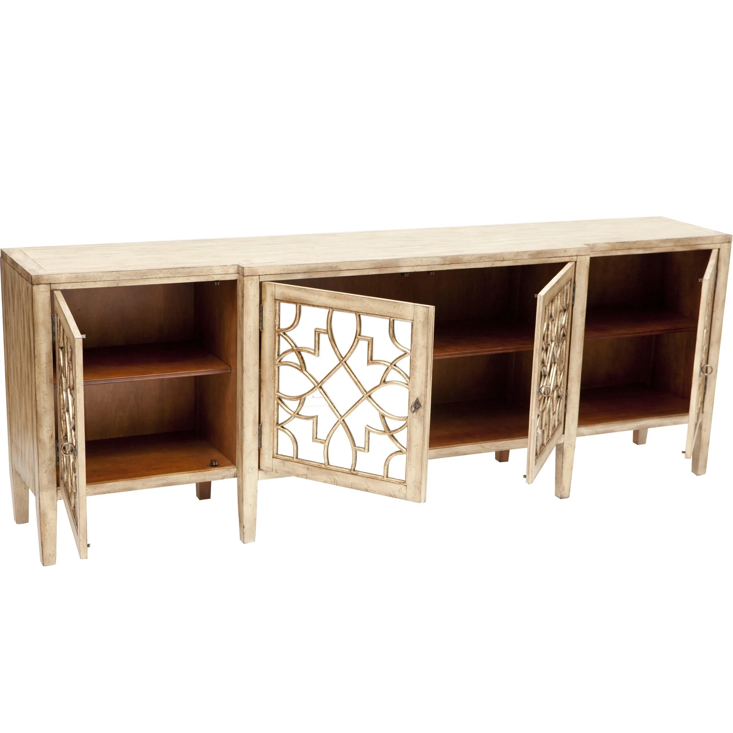 Sanctuary 4 Door Mirrored Console - Image 3
