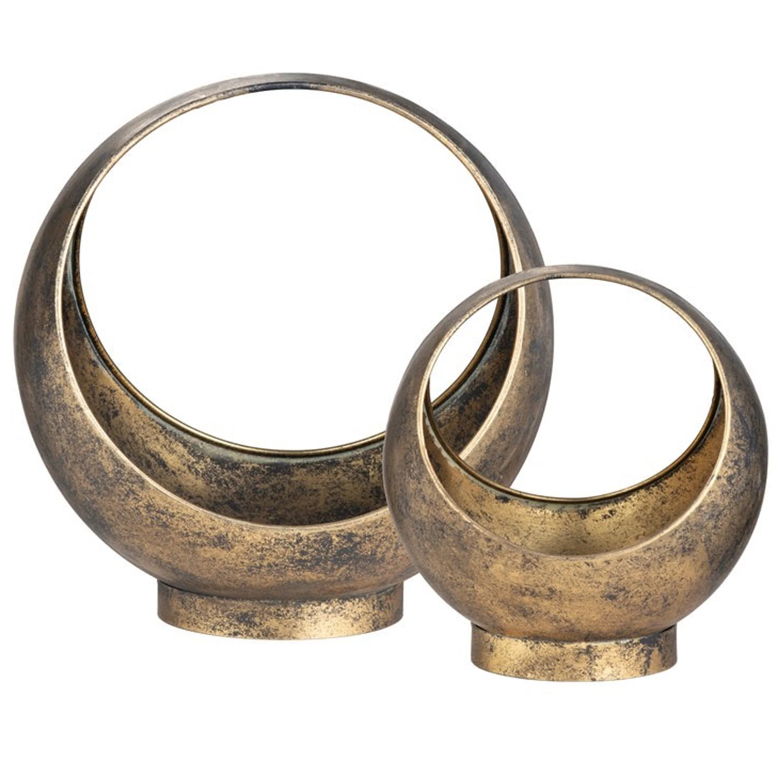 Sansa Containers, Gold, Set of 2 - Image 2