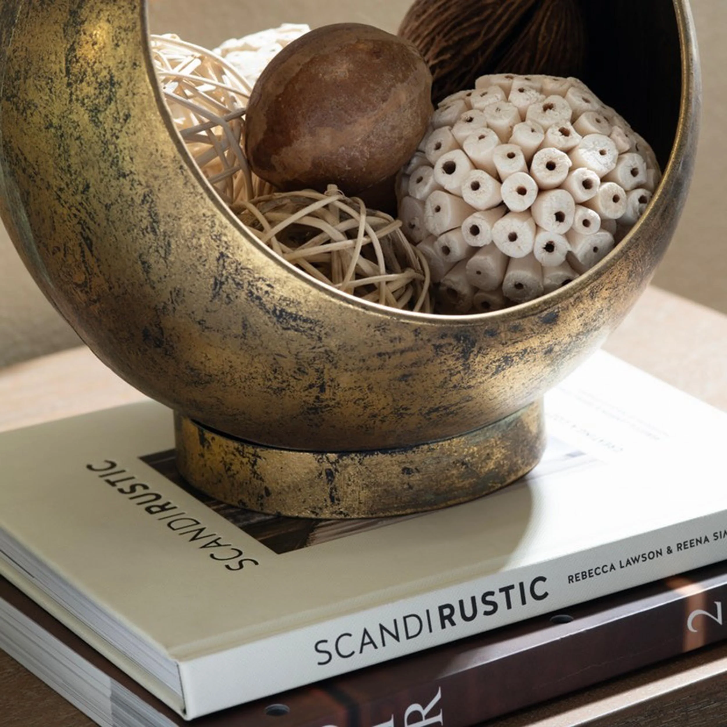 Sansa Containers, Gold, Set of 2 - Image 3